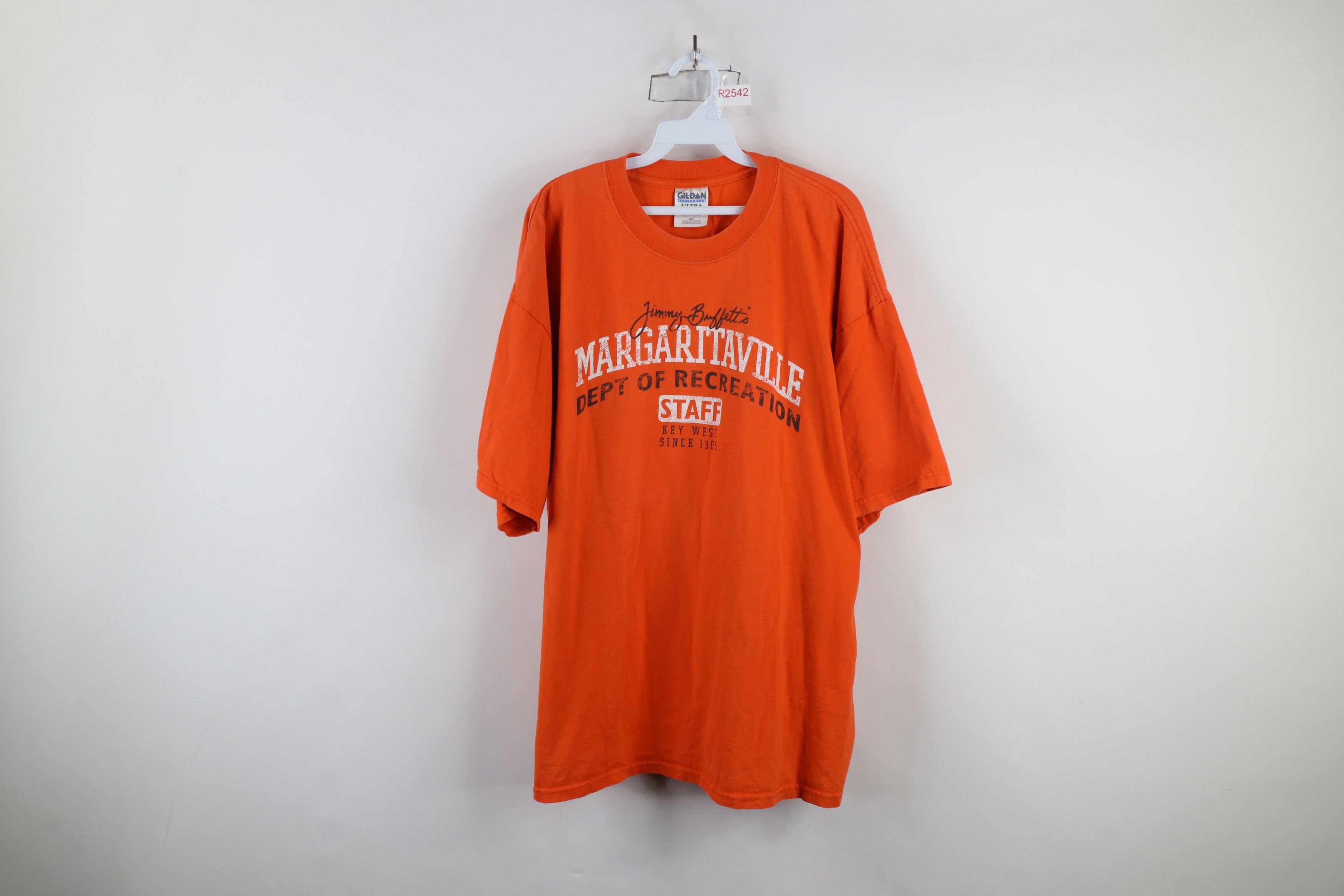 Vintage Vintage Y2K Buffett Margaritaville Short Sleeve T-Shirt Size US XXL / EU 58 / 5 - 1 Thumbnail