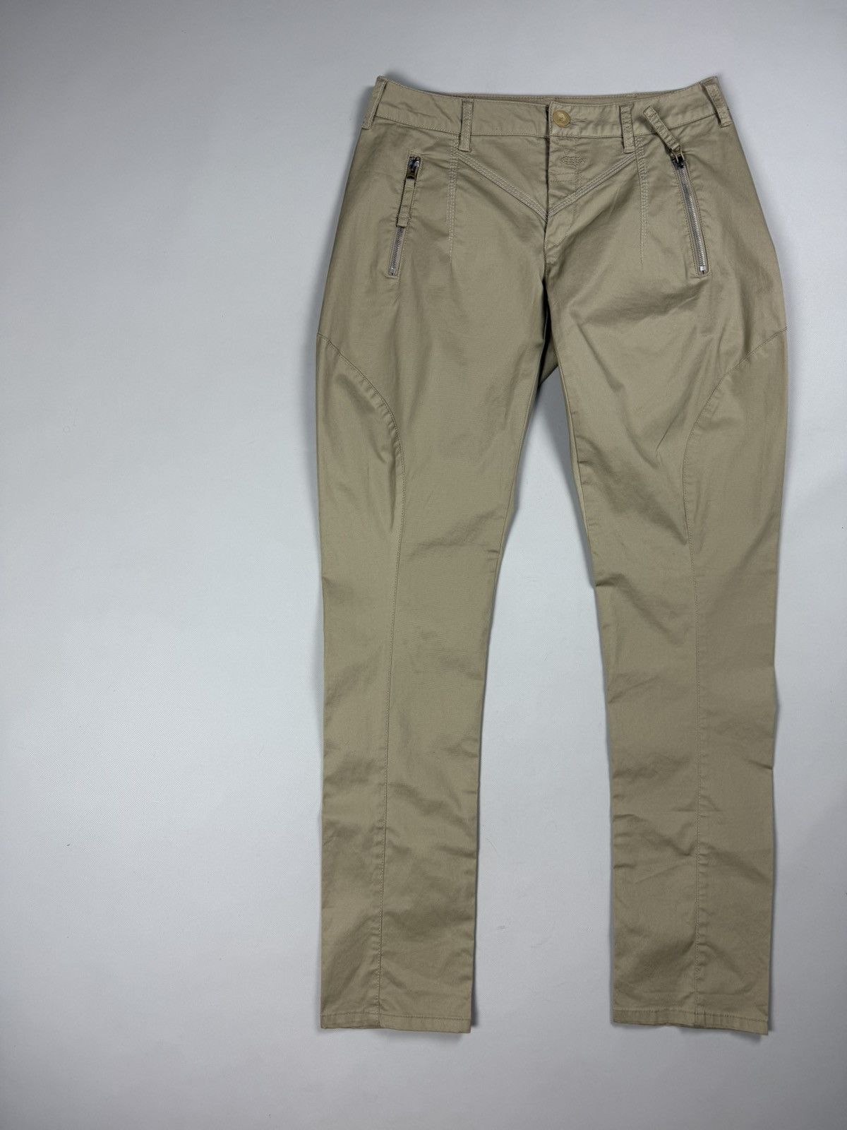 Marithe + Francois Girbaud MFG Girbaud Men’s Avant-Garde Chino Pants Trousers Size US 30 / EU 46 - 2 Thumbnail