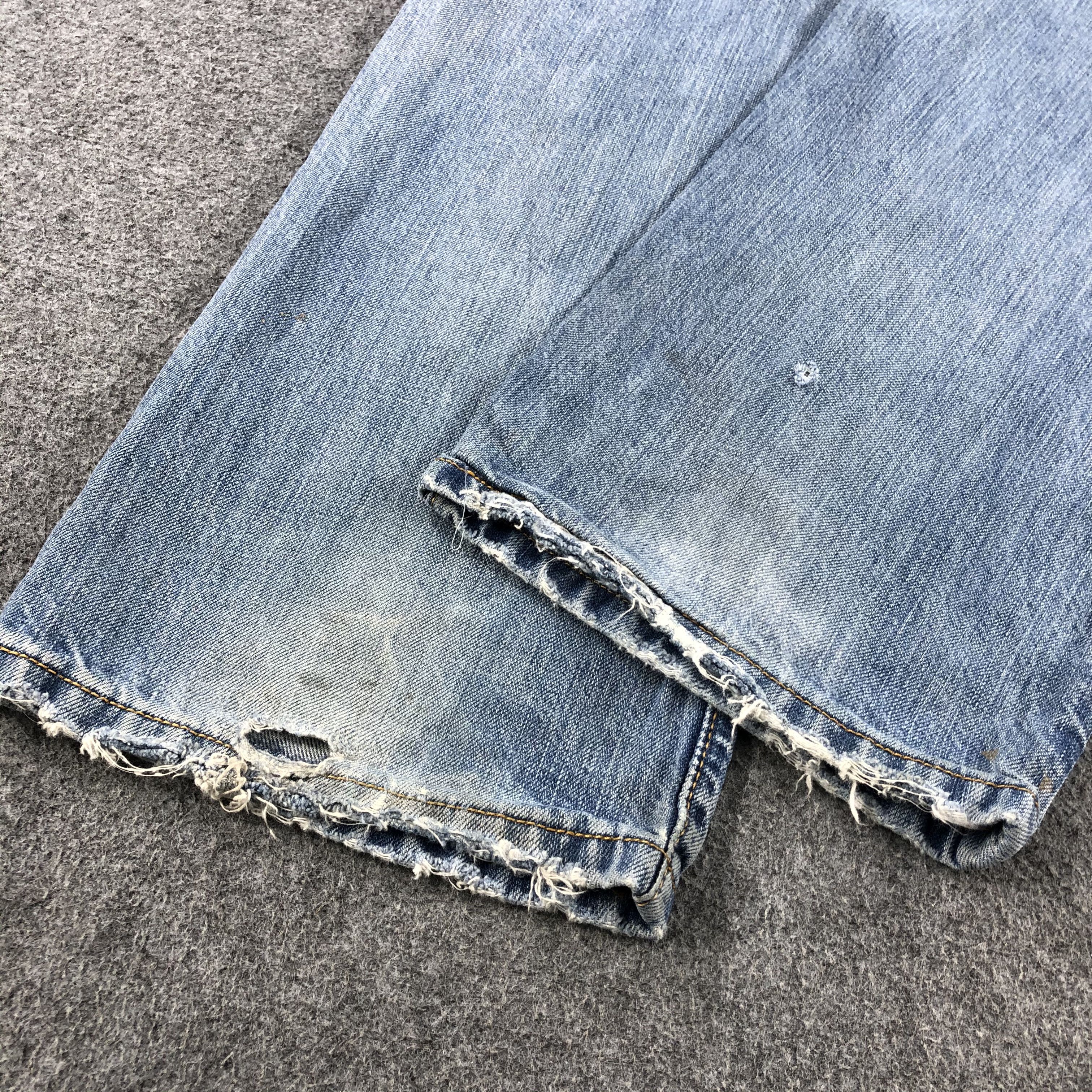 Levi's 90s Vintage Blue Wash Levis 501 Jeans-J1602 Size US 33 - 6 Thumbnail