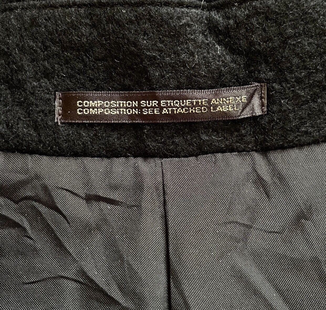Designer × Yohji Yamamoto Yohji Yamamoto + Noir Wool Trench Coat With Belt Size US L / EU 52-54 / 3 - 4 Thumbnail