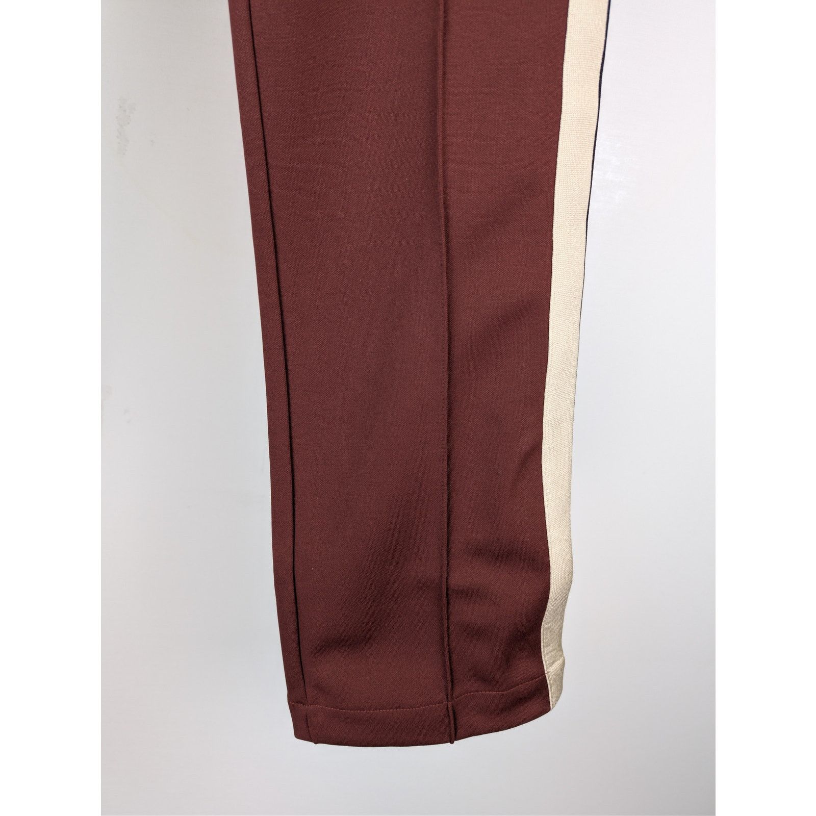 Palm Angels o1rshd1 Q:2 / Classic Logo Track Pants Burgundy / Off White Size US 32 / EU 48 - 7 Thumbnail