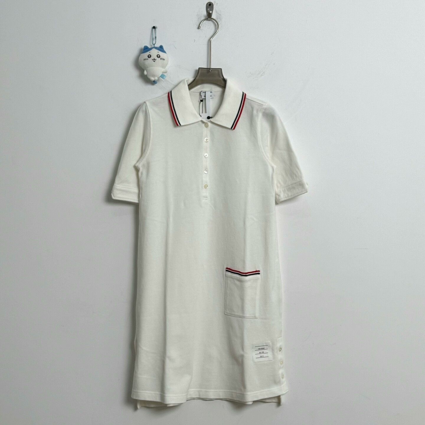 Thom Browne Thom Browne White Logo Pocket Dress Size S / US 4 / IT 40 - 1 Thumbnail