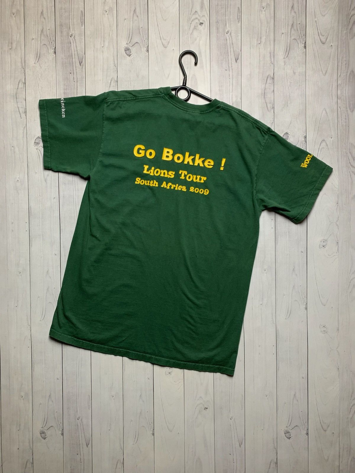 Vintage Vintage South Africa rugby tee x Superman rare 2009 L green Size US L / EU 52-54 / 3 - 5 Thumbnail