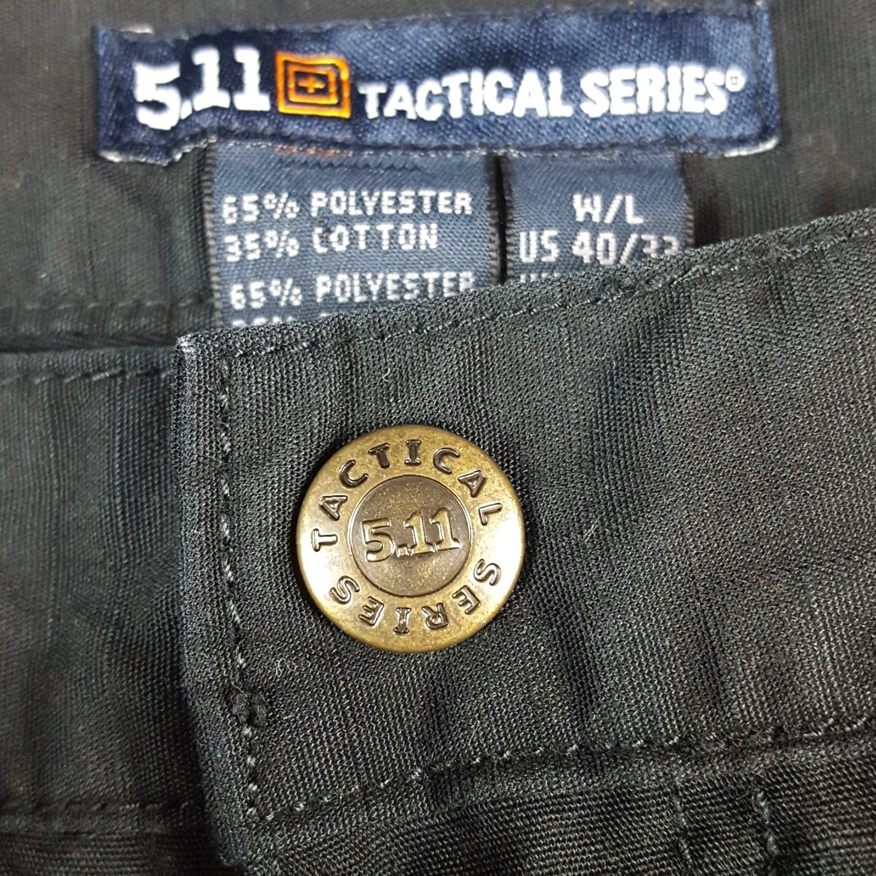 Vintage VINTAGE 5.11 Tactical Black Ripstop Cargo Pockets Tactical Men's Size 40x32 Utility Work Pants Stretch Cargo Pants Mens Size US 40 / EU 56 - 5 Thumbnail
