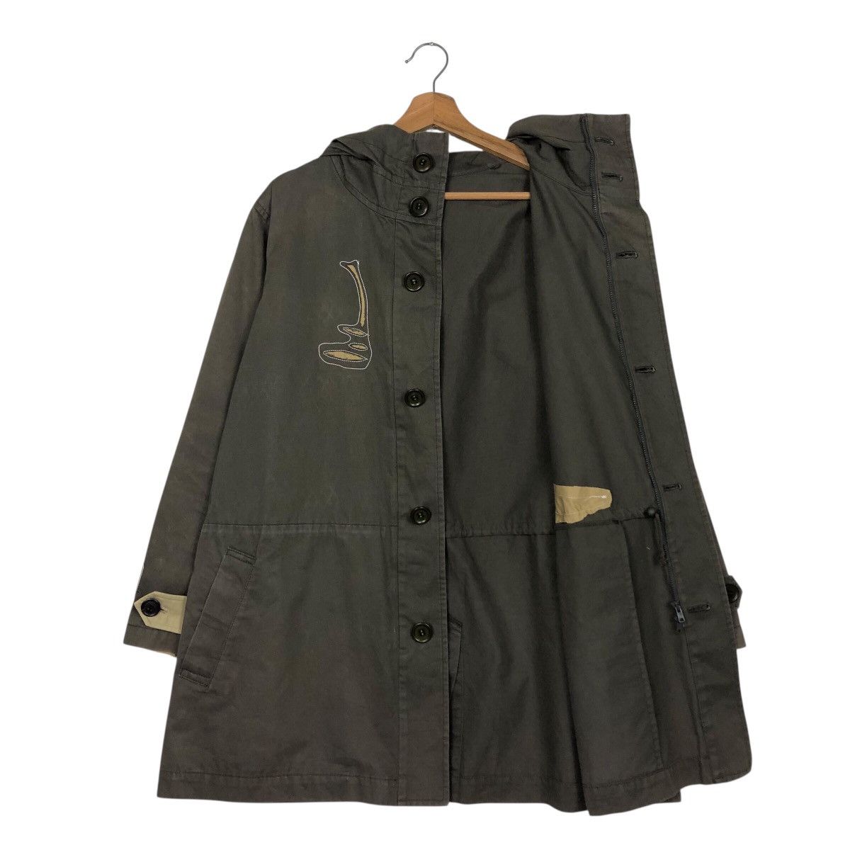 Issey Miyake 📌Vintage Parka Jacket Patch Work Design Plantation Japan Size US M / EU 48-50 / 2 - 13 Thumbnail