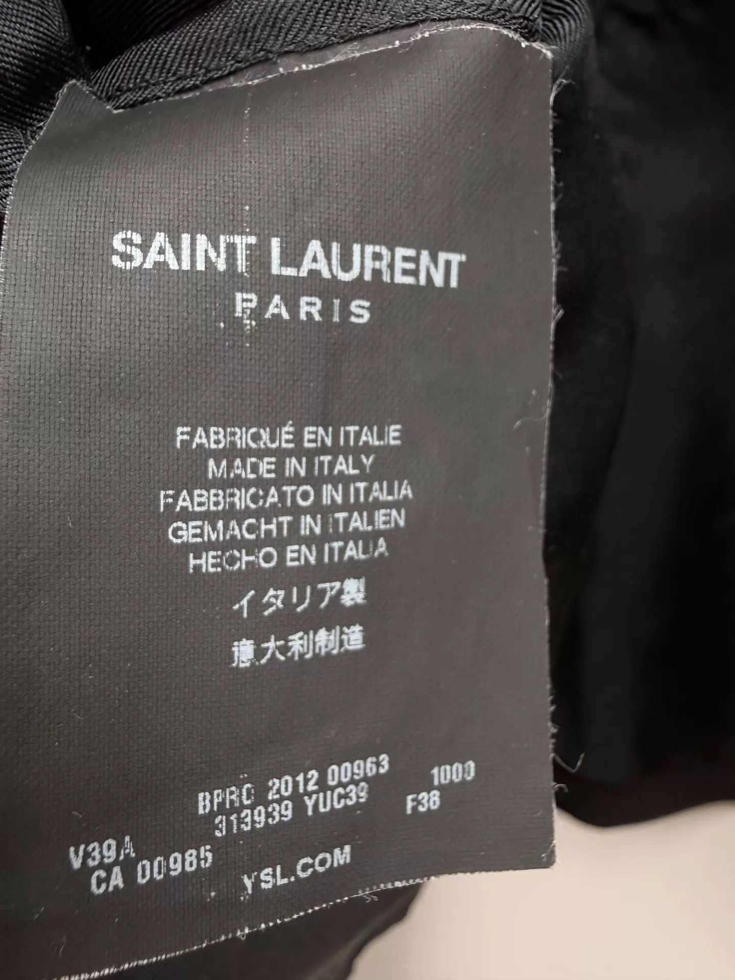 Saint Laurent Paris Saint Laurent SLP Wool Blazer Authentic 38 Worn 2x Size XS / US 0-2 / IT 36-38 - 5 Thumbnail