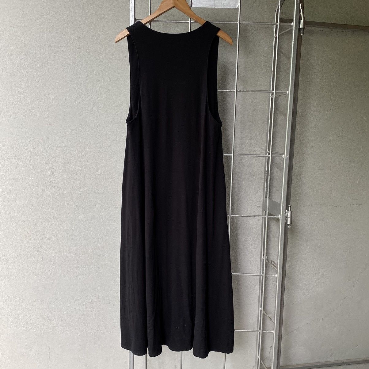 Yohji Yamamoto Yohji yamamoto Black Sleeveless Maxi Dress Size M / US 6-8 / IT 42-44 - 2 Thumbnail