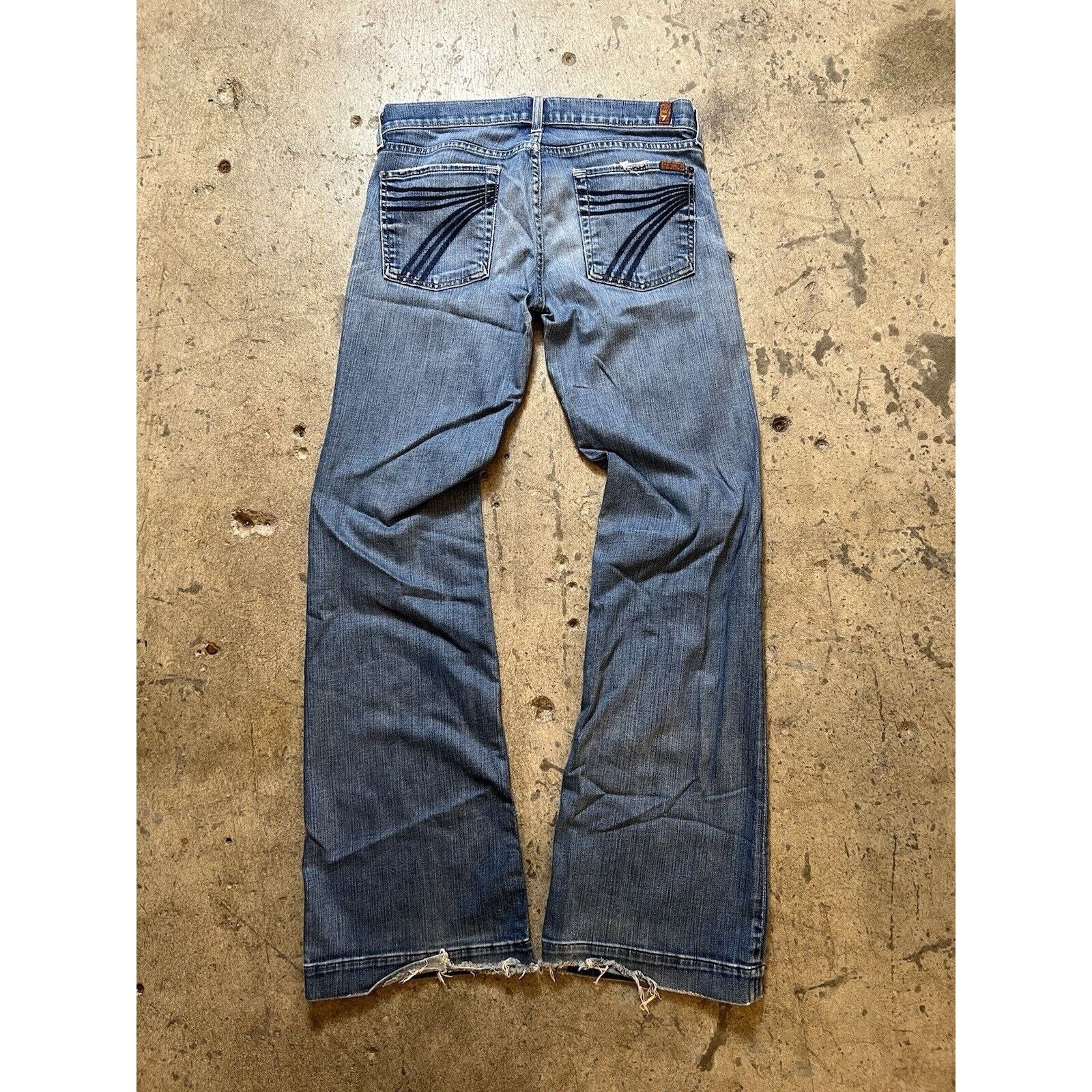 7 For All Mankind Seven For All Mankind Dojo Blue Jeans Womens Size 31 Size 31" - 1 Thumbnail