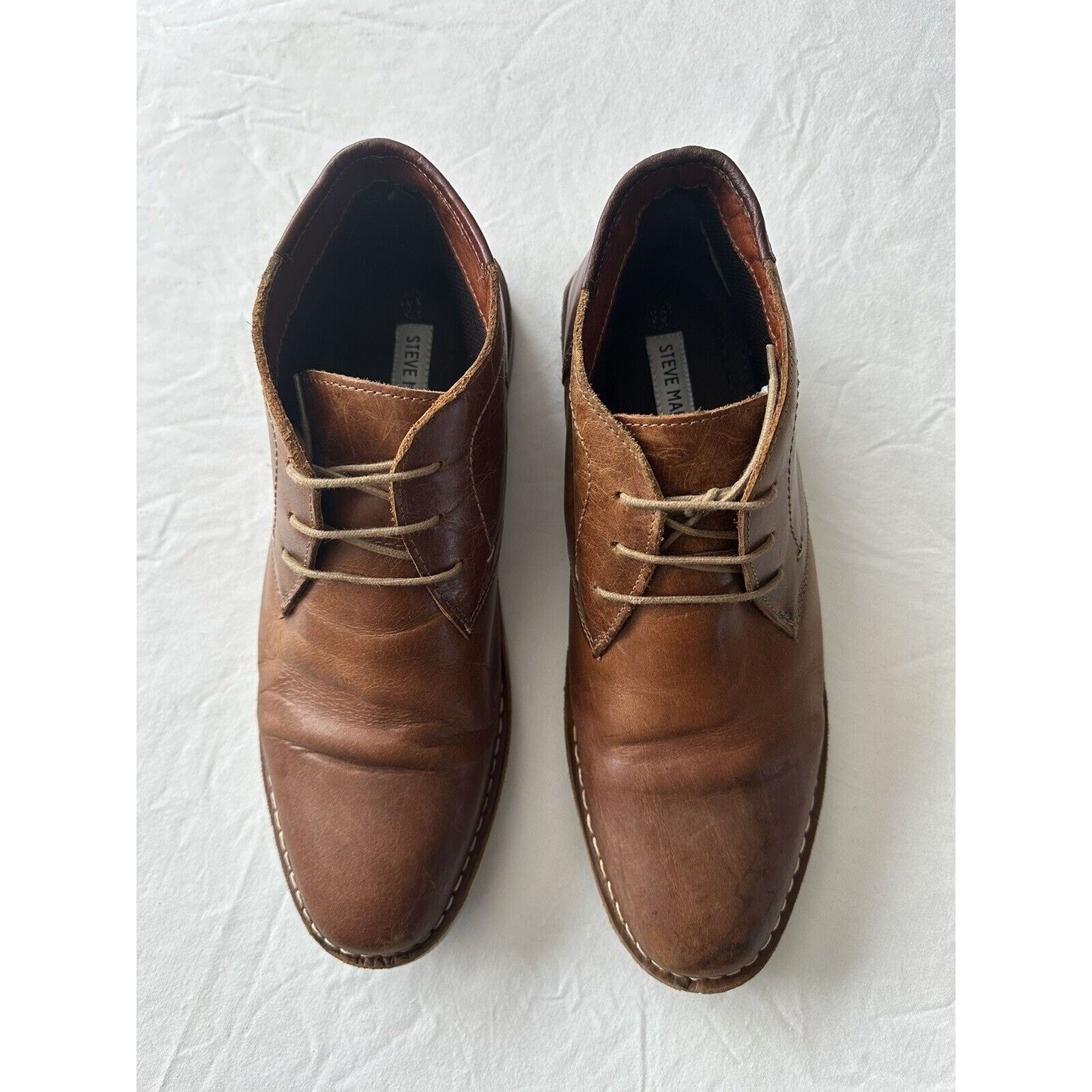 Steve Madden Steve Madden Harken Chukka Boot, Brown Leather Size 9.5 Size US 9.5 / EU 42-43 - 3 Thumbnail