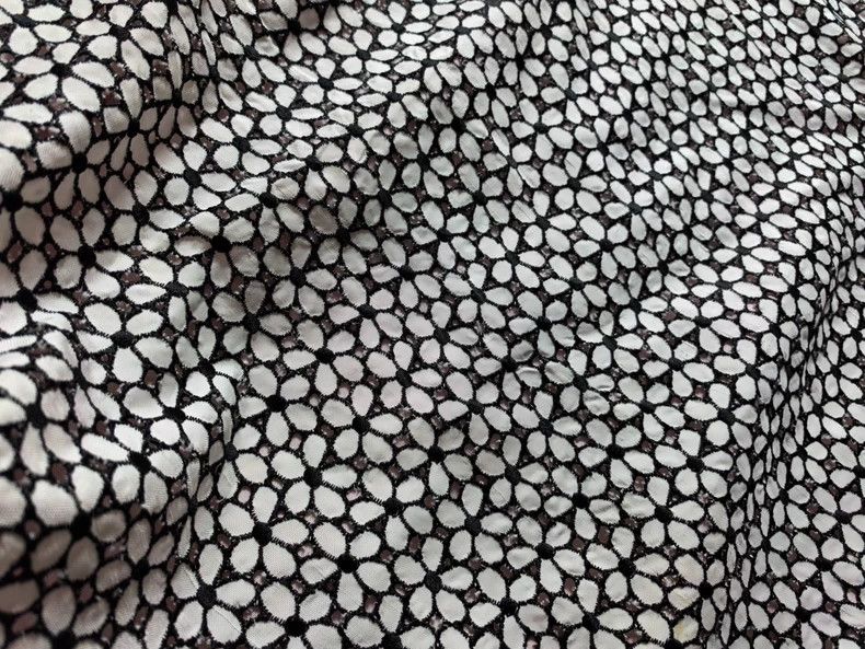 Loro Piana LORO PIANA Double palace silk floral openwork bottle skirt Size XS / US 0-2 / IT 36-38 - 7 Thumbnail