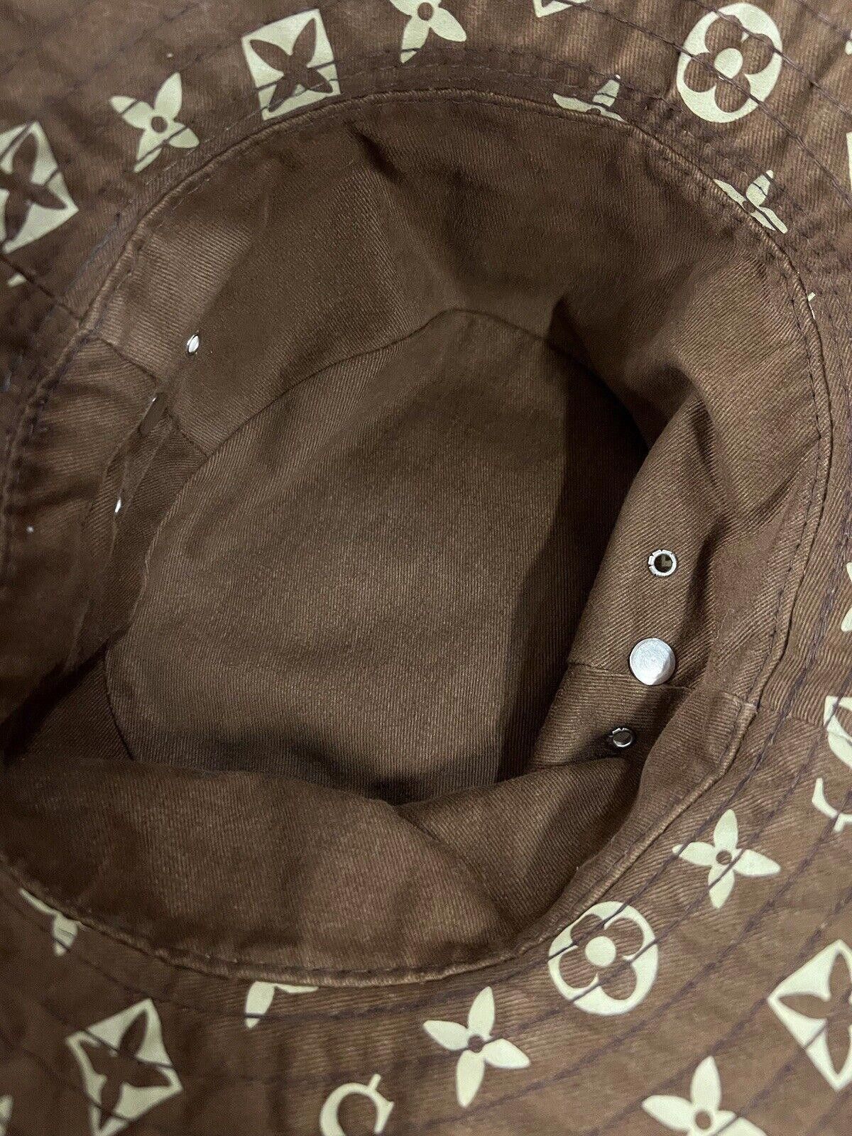Supreme 2000 Supreme LV Louis Vuitton Monogram Bucket Hat Brown Size ONE SIZE - 4 Thumbnail