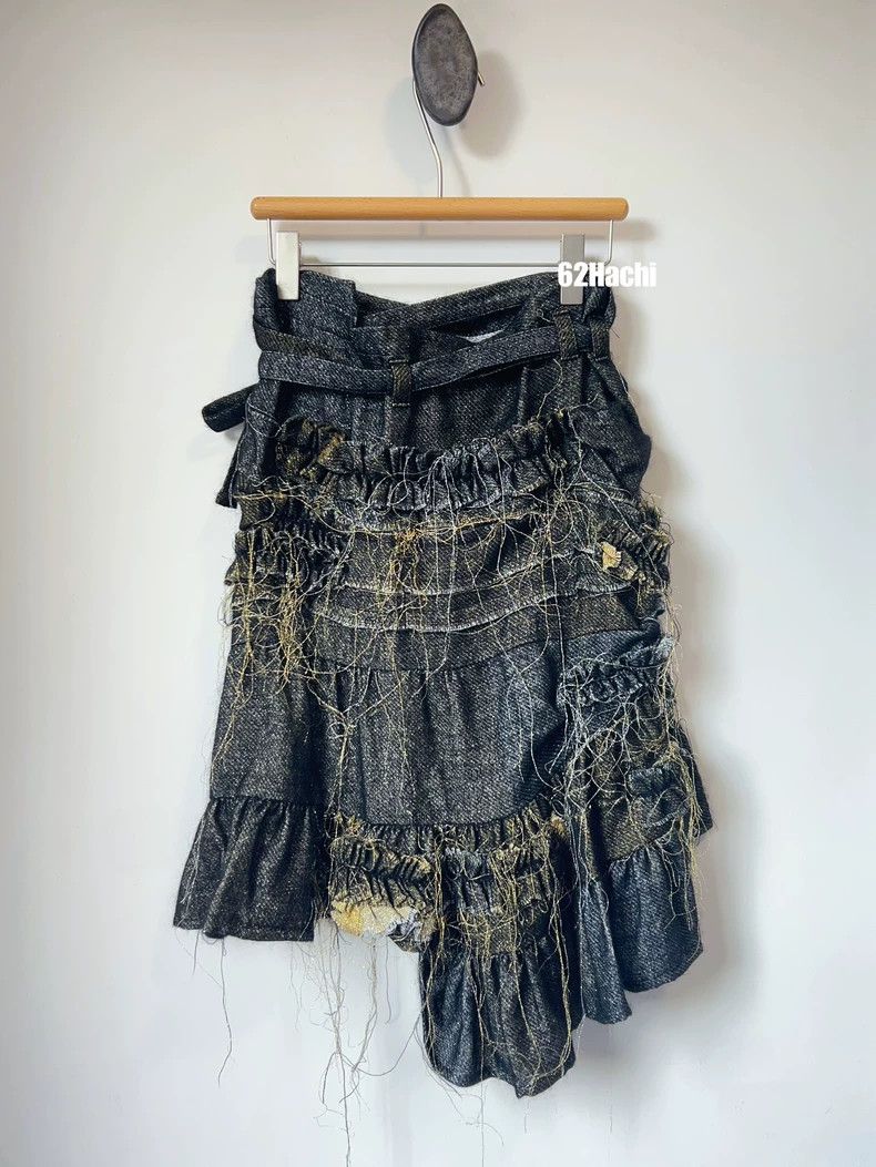Comme des Garcons Comme Des Garcons size XS Skirt with gold and silver threa Size 24" / US 00 / IT 34 - 2 Thumbnail