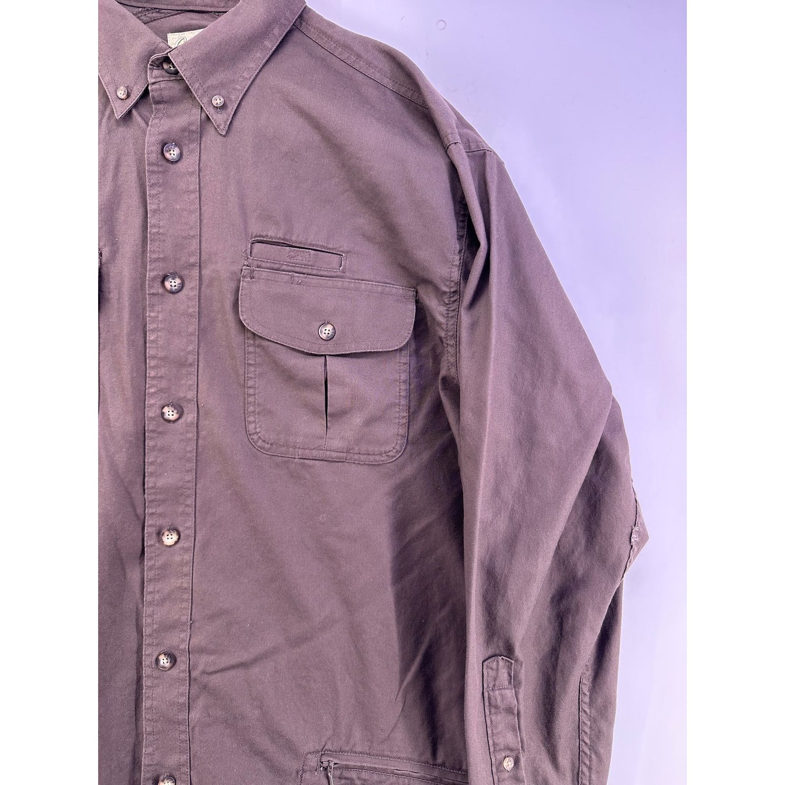 Cabelas Cabelas Brown Longsleeve Shirt Size XL Size US XL / EU 56 / 4 - 6 Thumbnail