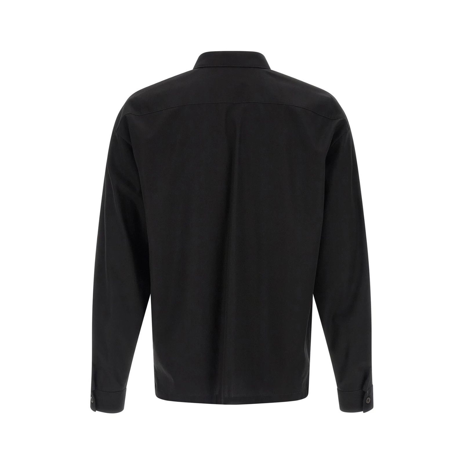Prada PRADA Black Cotton Shirt New & Authentic (Men's size:M;) Size US M / EU 48-50 / 2 - 2 Thumbnail