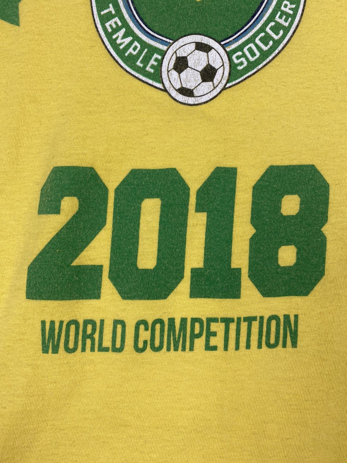 Gildan Vintage Brasil 2018 Soccer Jersey T Shirt Tee Size US M / EU 48-50 / 2 - 7 Thumbnail