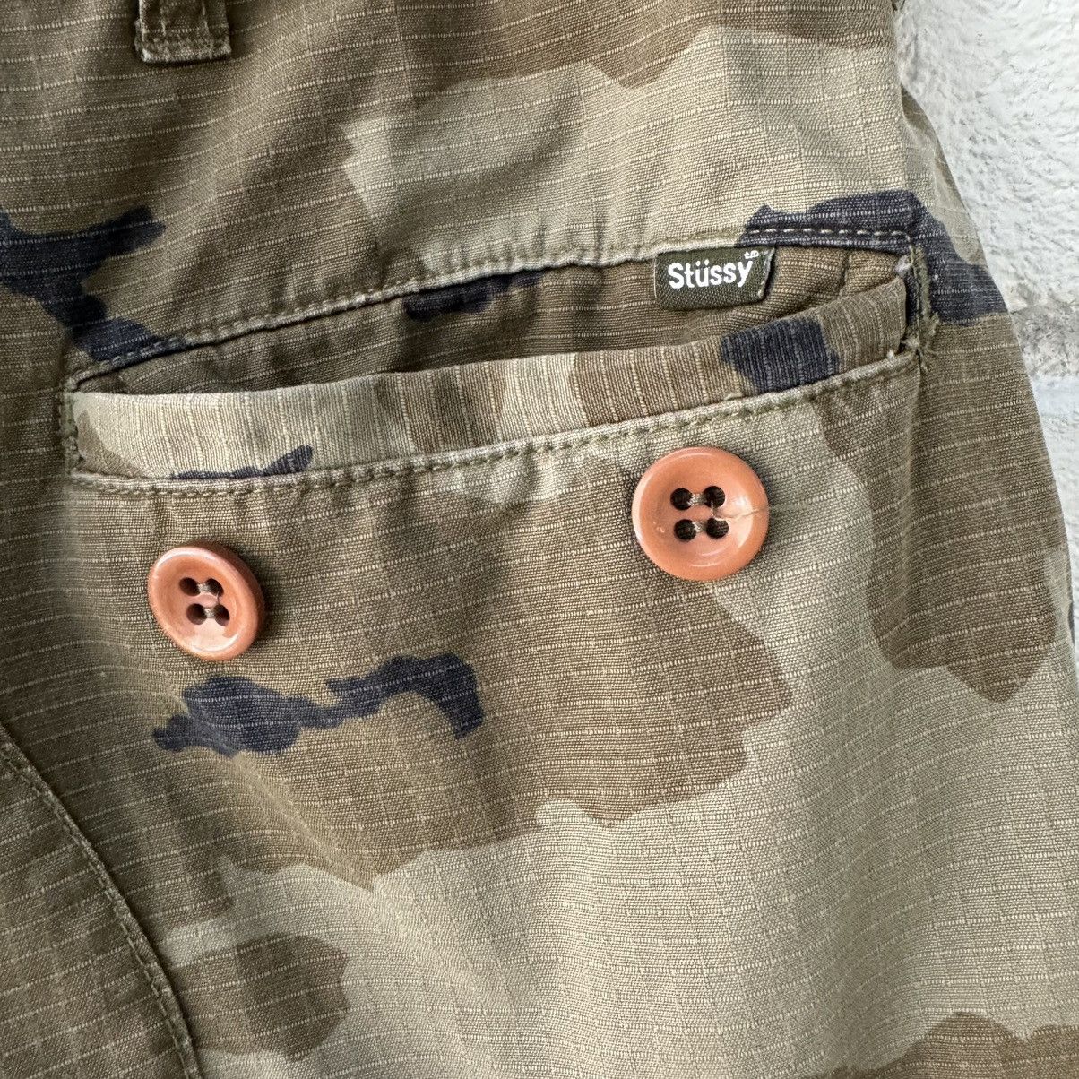 Stussy Stussy Camo Cargo Shorts Size US 30 / EU 46 - 7 Thumbnail