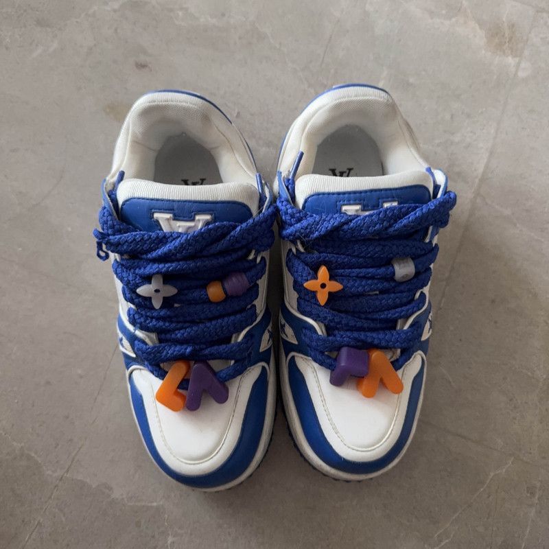 Louis Vuitton Louis Vuitton Trainer Maxi Low-Top Fashion Sneakers -2508 Size US 9.5 / EU 42-43 - 2 Thumbnail