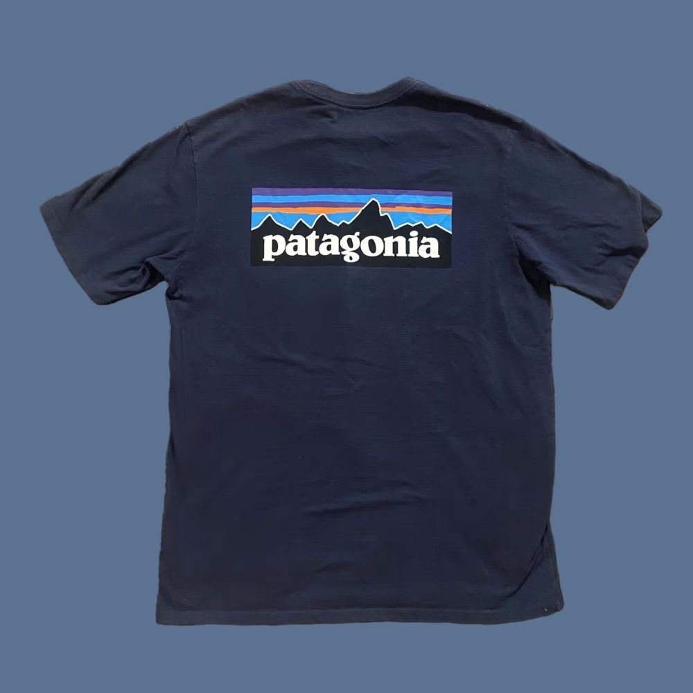 Patagonia Patagonia Shirt Mens Medium Blue Responsibili-tee Regular Fit Crew Neck T Shirt Size US M / EU 48-50 / 2 - 1 Thumbnail