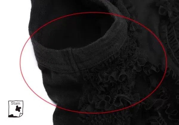 Comme des Garcons Comme Des Garcons size F Black Vintage Lace Trim Top Size L / US 10 / IT 46 - 6 Thumbnail