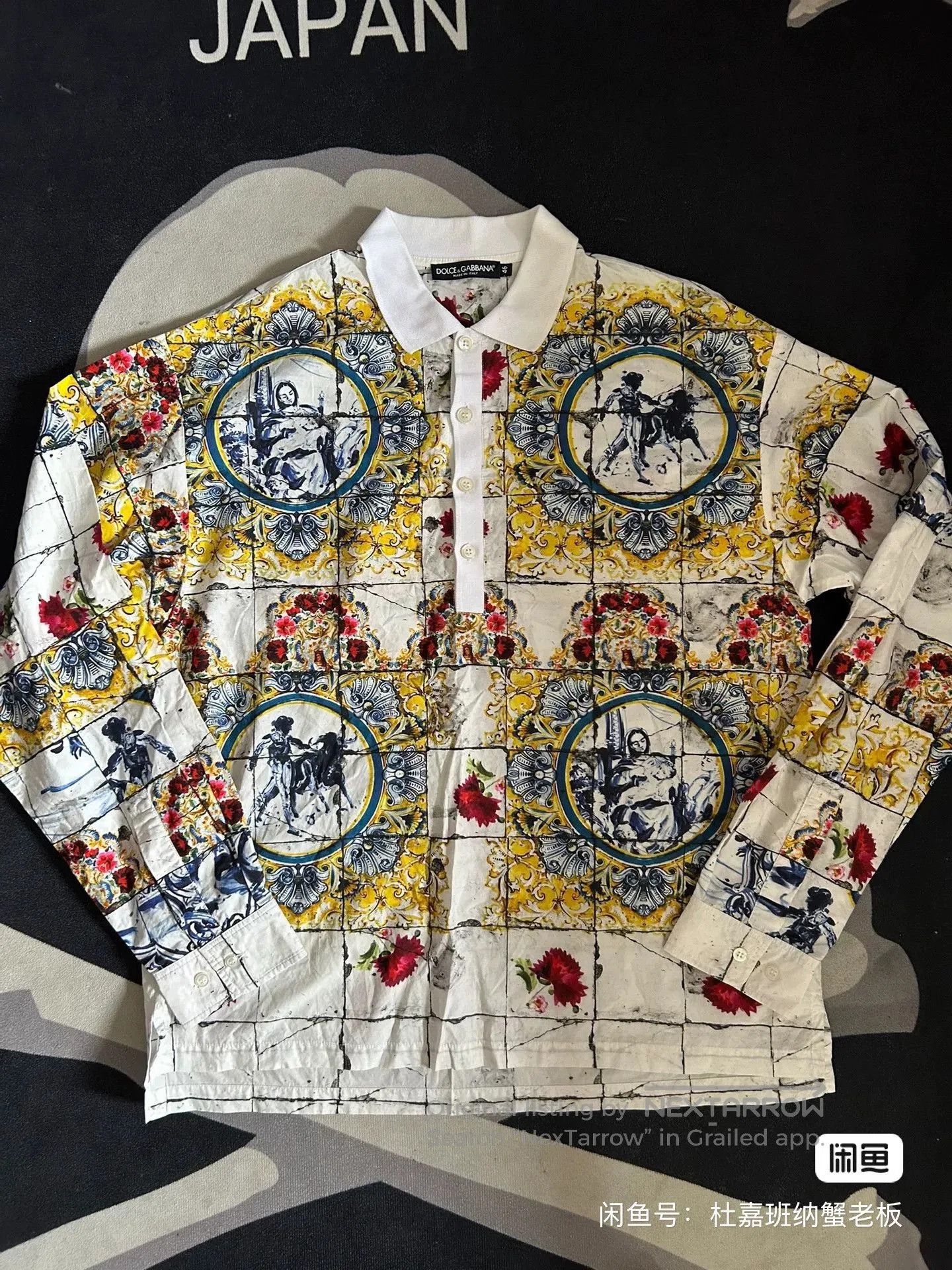 Dolce & Gabbana Dolce & Gabbana Casual Shirt with Print. Size US S / EU 44-46 / 1 - 2 Thumbnail