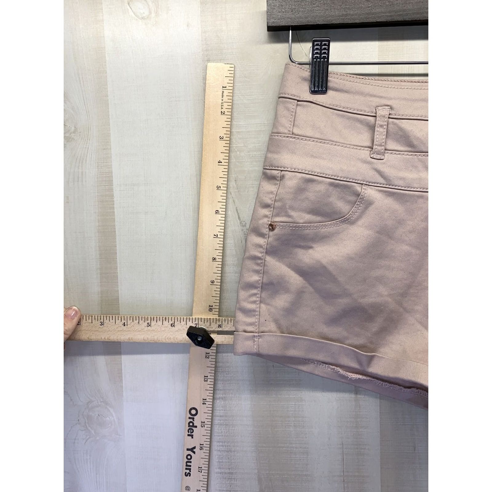Pinko Refuge Hi Waist Shortie Blush Pink Womens Shorts Sz 4 NWT-5526 Size 27" / US 4 / IT 40 - 5 Thumbnail
