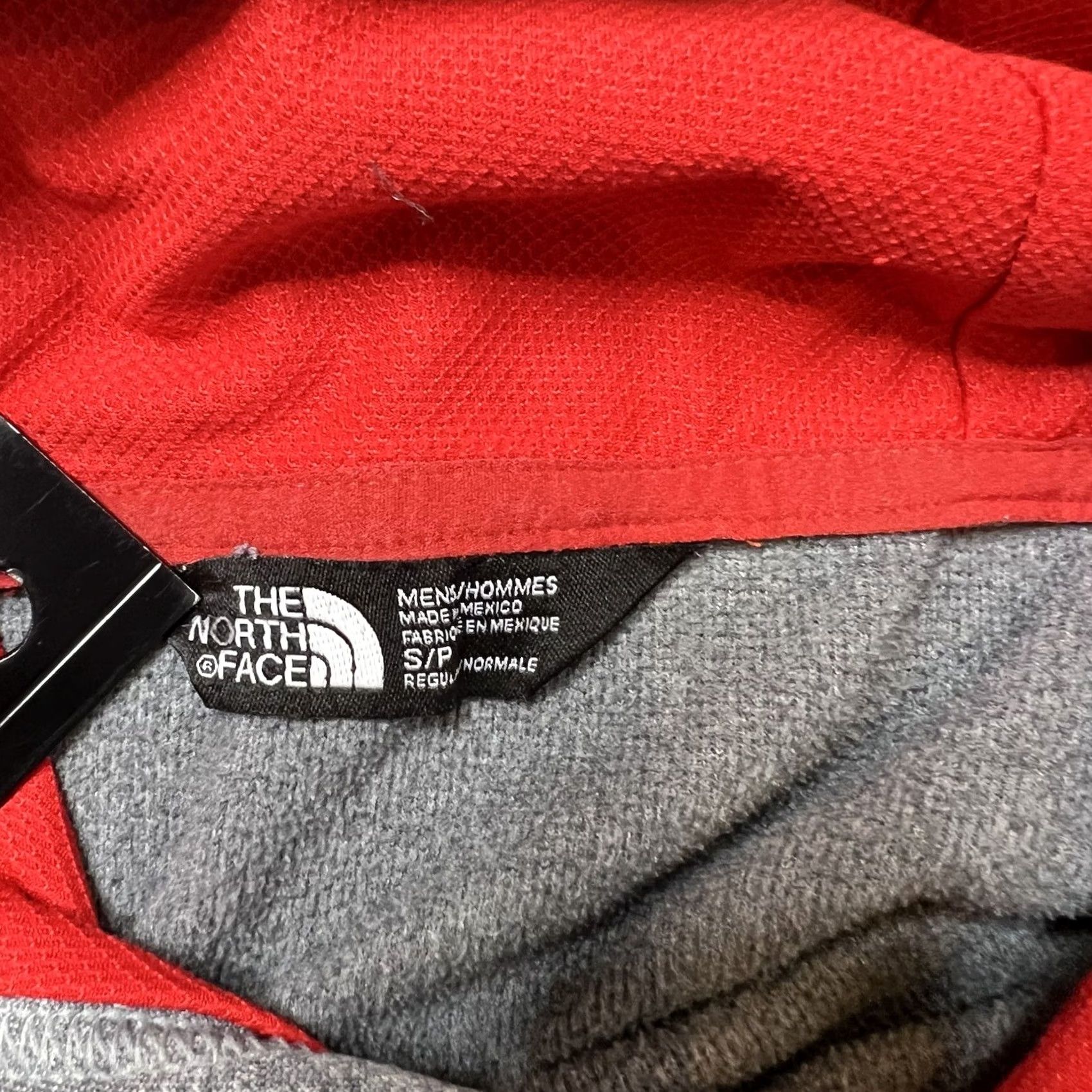The North Face The North Face Mens Small Heathered Gray Red Pullover Hoodie Spellout Big Logo Hoodie Mens Small Gray Red Size US S / EU 44-46 / 1 - 5 Thumbnail