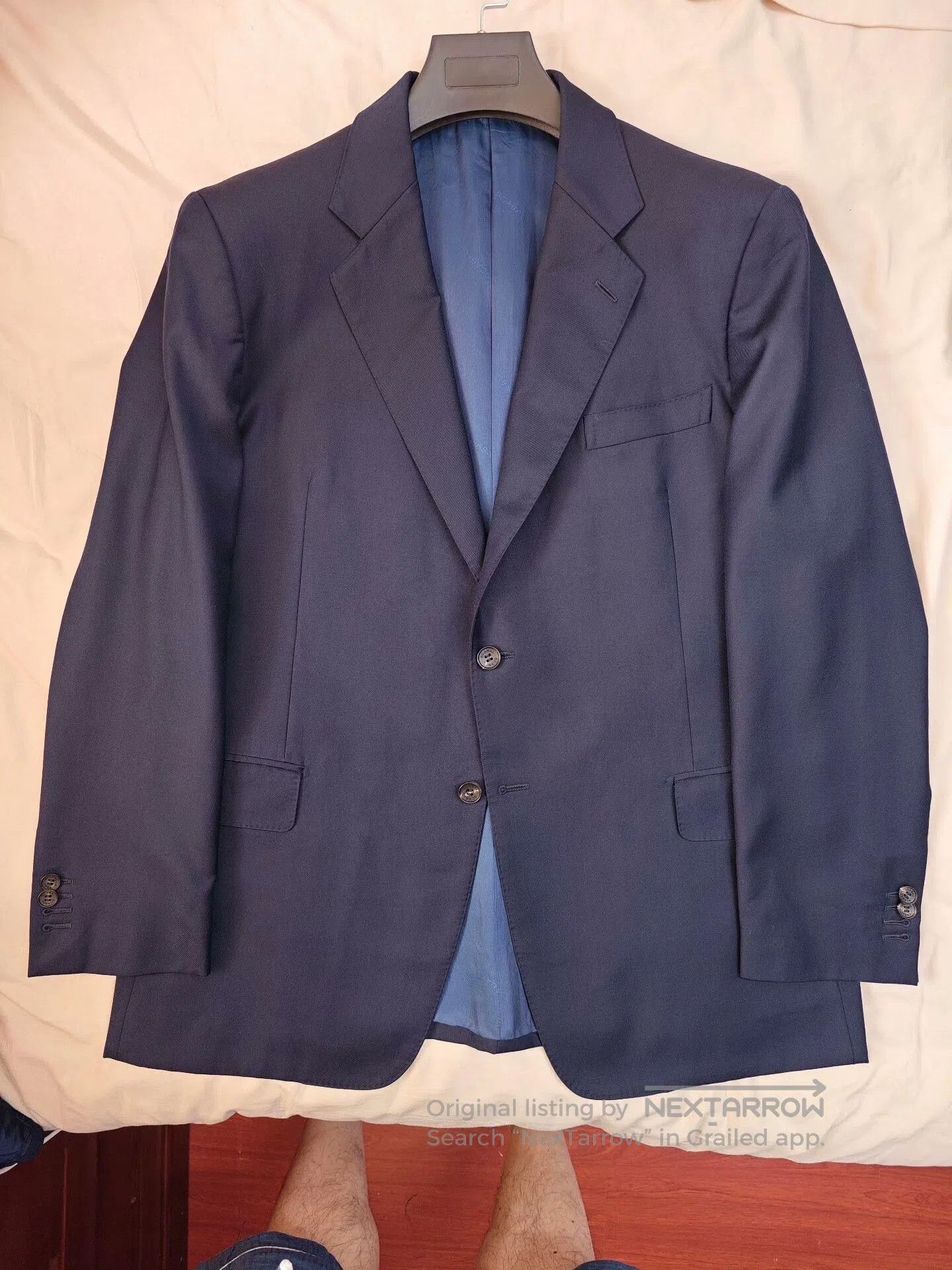 SCABAL Custom British Scabal Wool Suit. Size US L / EU 52-54 / 3 - 9 Thumbnail