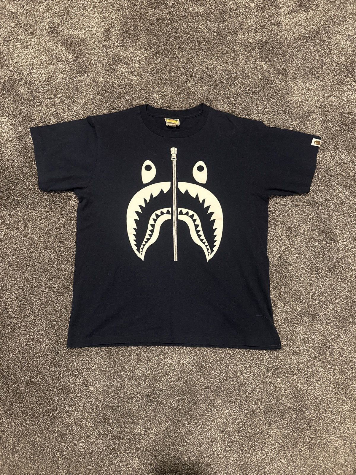 Bape BAPE Shark Head Tee Size US M / EU 48-50 / 2 - 1 Thumbnail