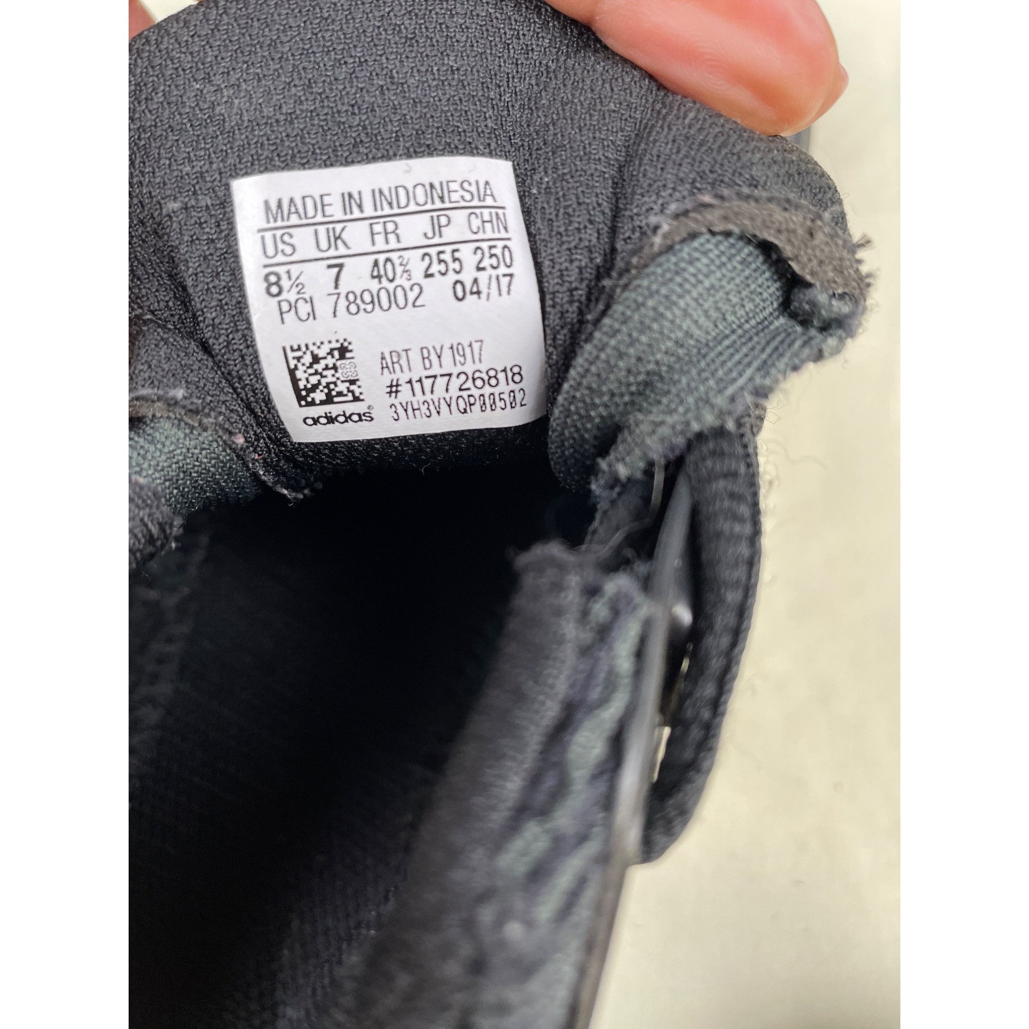 Adidas Adidas Cloud Foam Men's Black Running Shoes/ Sneakers Size Size US 8.5 / EU 41-42 - 6 Thumbnail