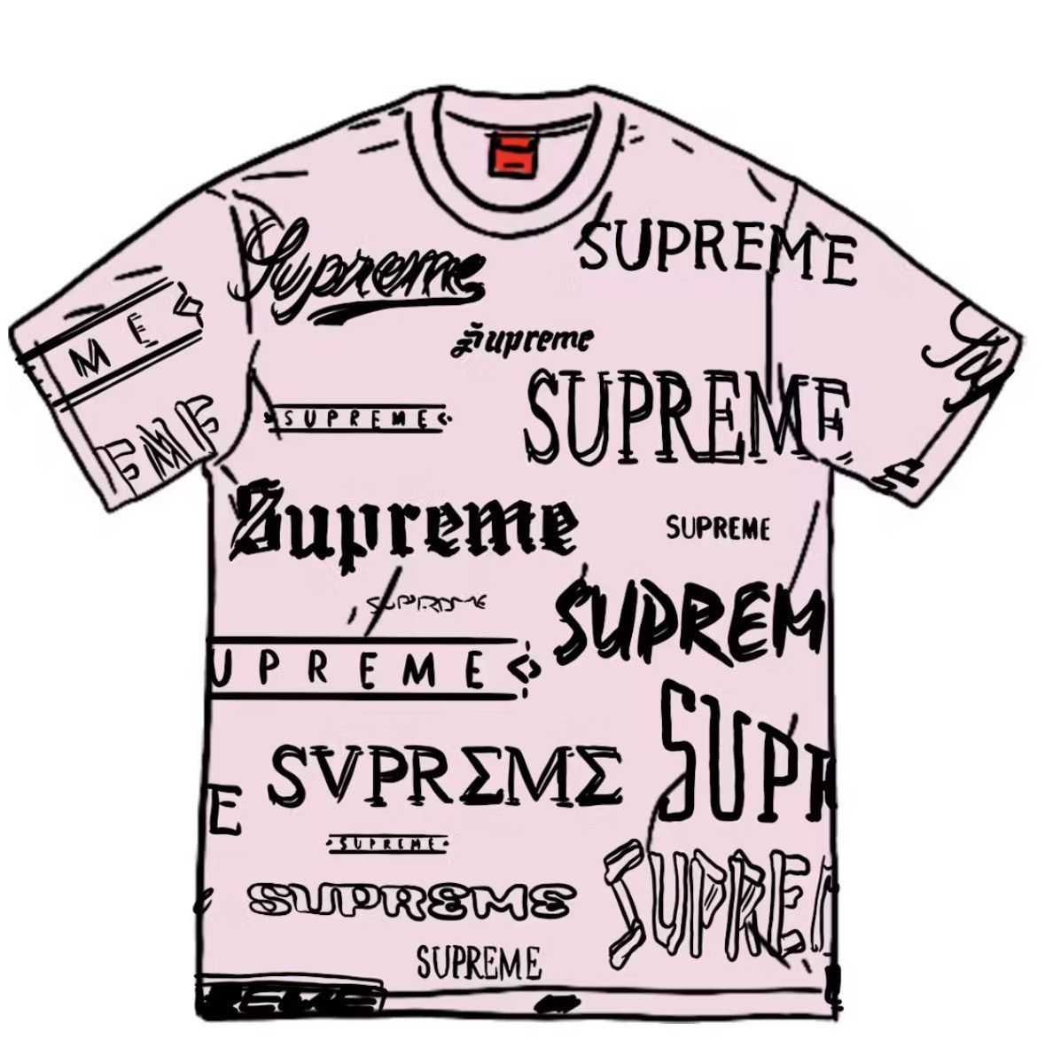 Supreme Multi Logo FW20 Supreme Tee Size US L / EU 52-54 / 3 - 1 Thumbnail