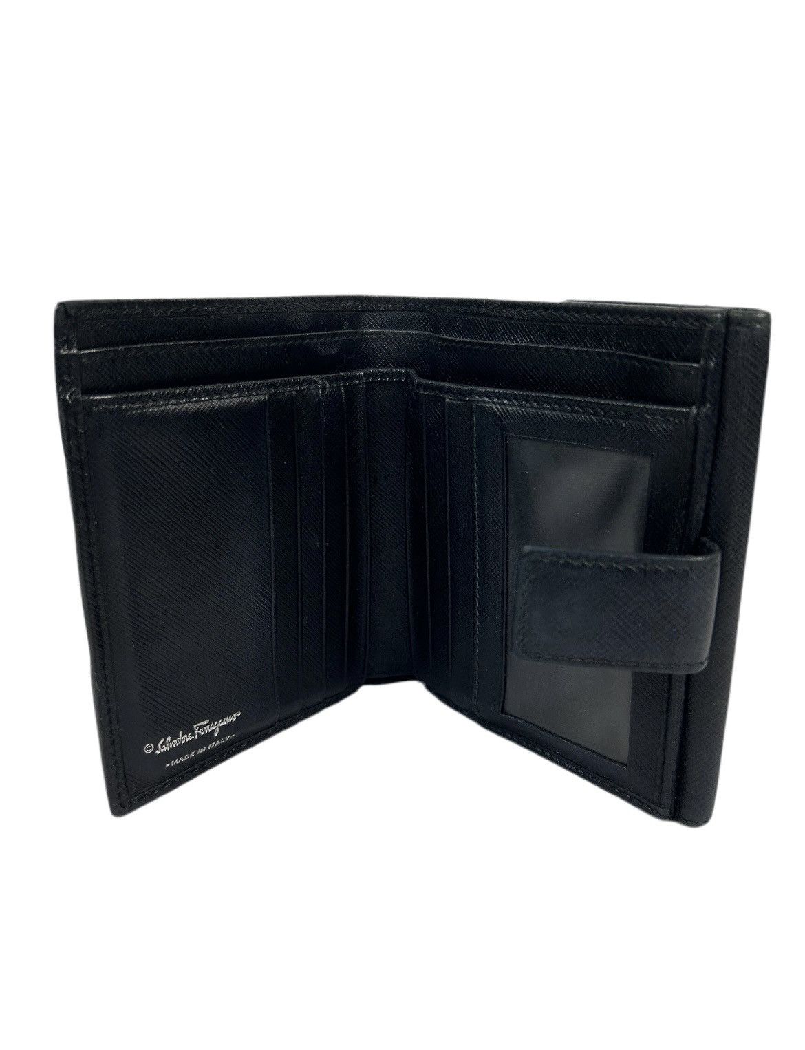 Salvatore Ferragamo Ferragamo Black Leather Bifold Wallet Size ONE SIZE - 3 Thumbnail