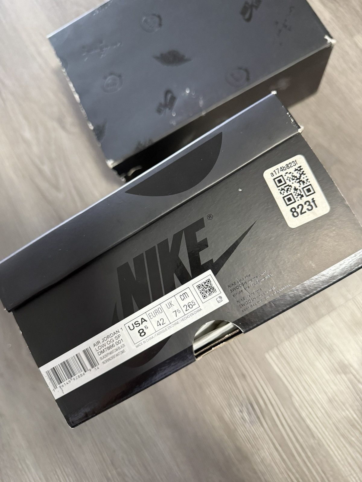 Nike × Travis Scott Travis Scott x Air Jordan 1 Retro Low OG SP 'Black Phantom' Size US 8.5 / EU 41-42 - 9 Thumbnail