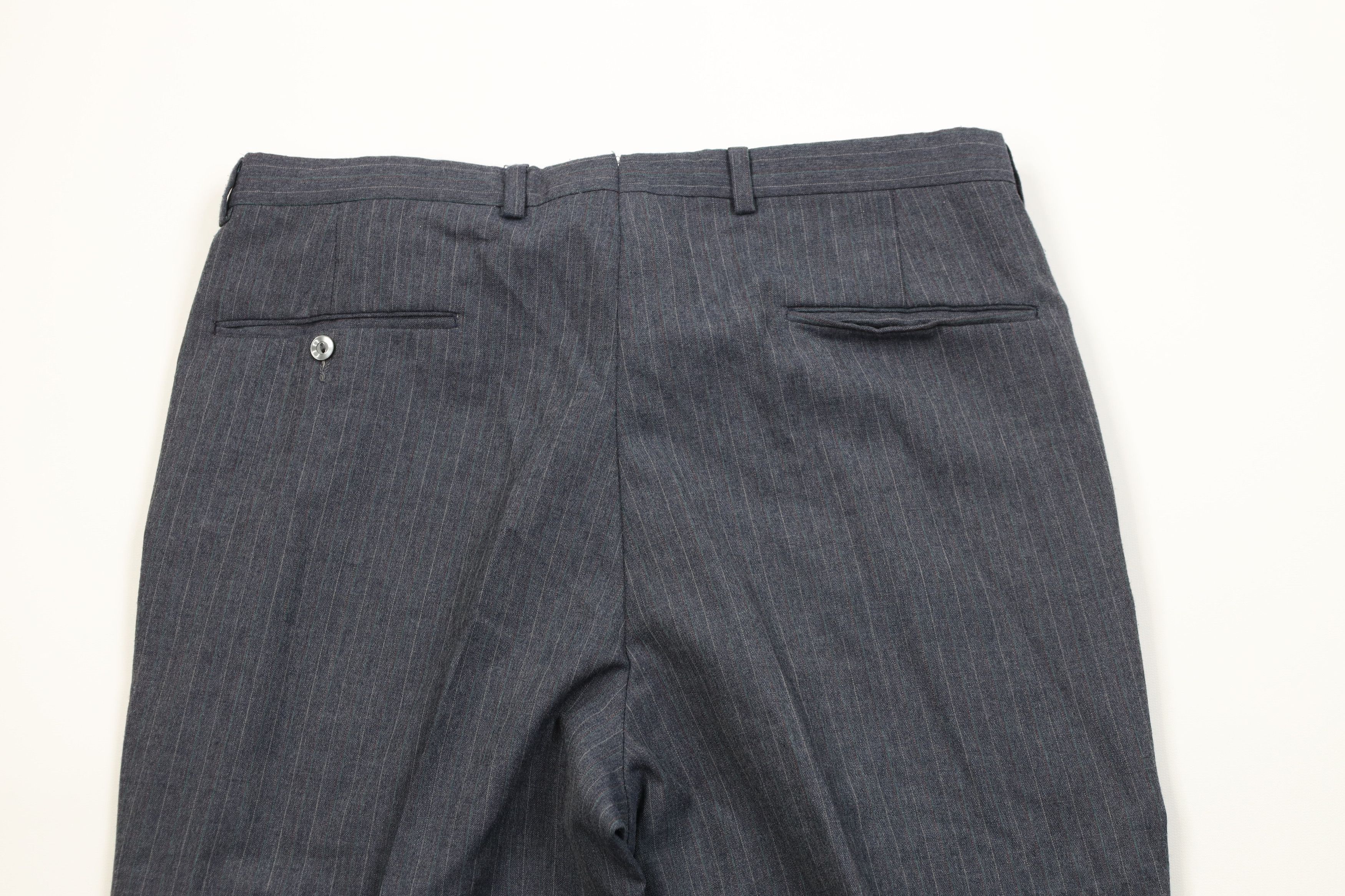 Vintage Vintage 70s Streetwear Pinstriped Wide Leg Chino Pants USA Size US 34 / EU 50 - 10 Thumbnail