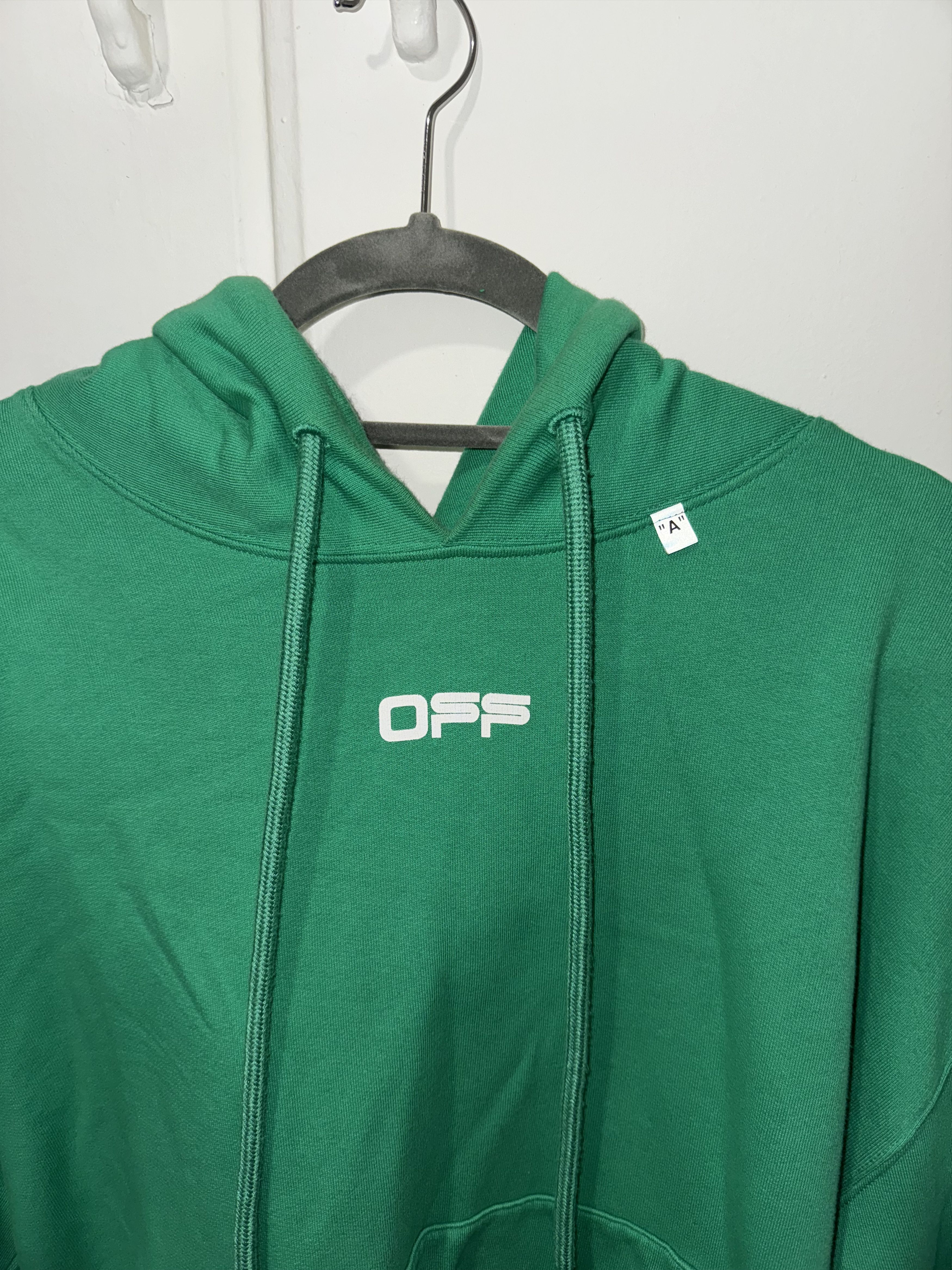 Off-White Green Off-white Caravaggio Square hoodie Size US M / EU 48-50 / 2 - 3 Thumbnail