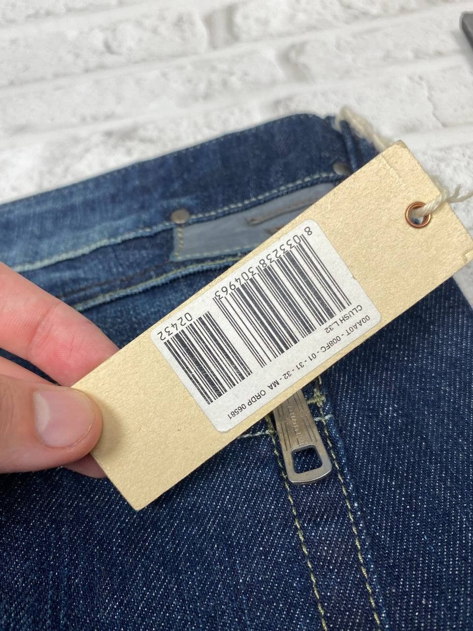 Diesel NEW Diesel Jeans Mens Washed Slim Tapered Zipper Pockets Y2K Size US 31 - 16 Thumbnail