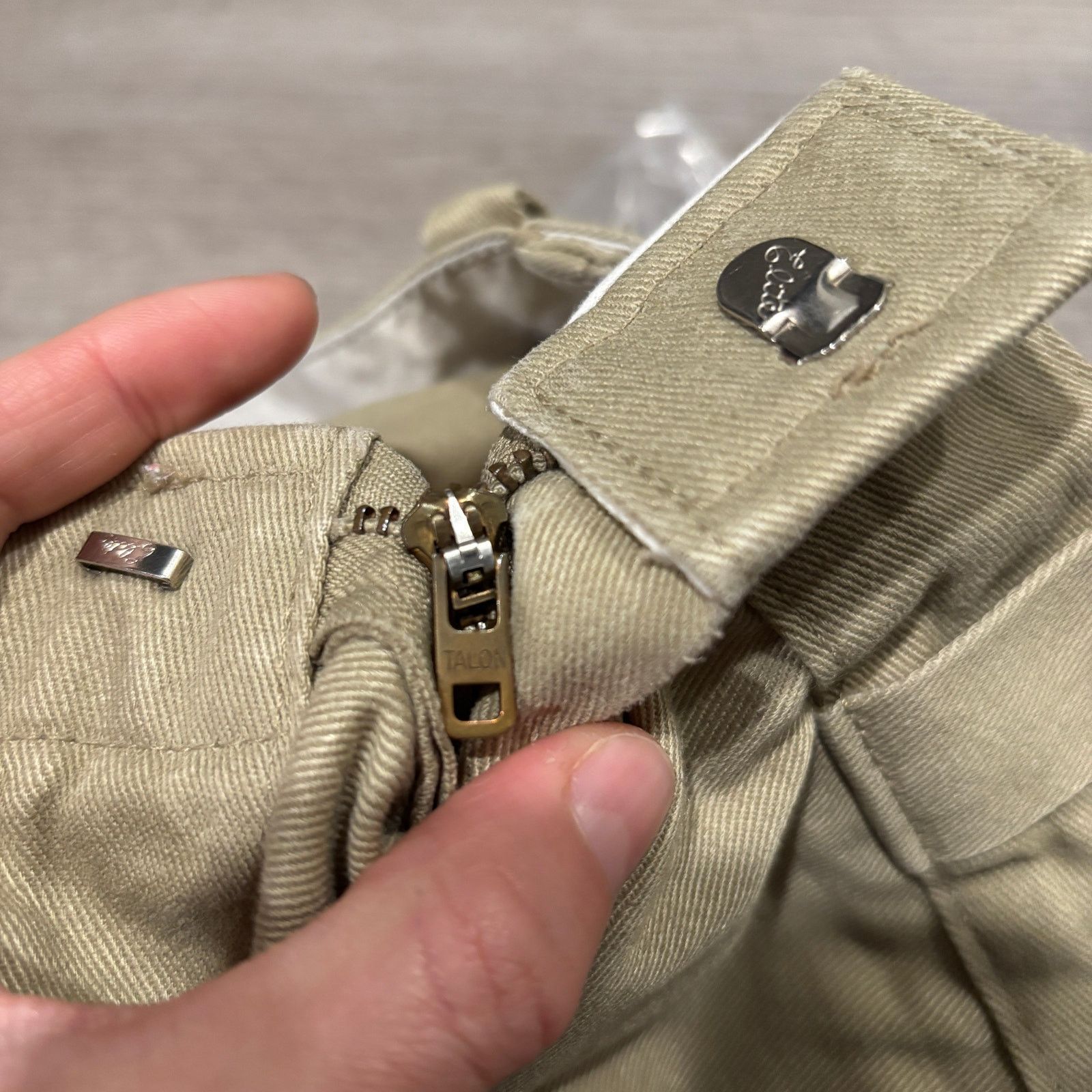 Dickies × Vintage Vintage 70s 80s Dickies Talon Zipper Pants Men's 36x32 Size US 36 / EU 52 - 8 Thumbnail