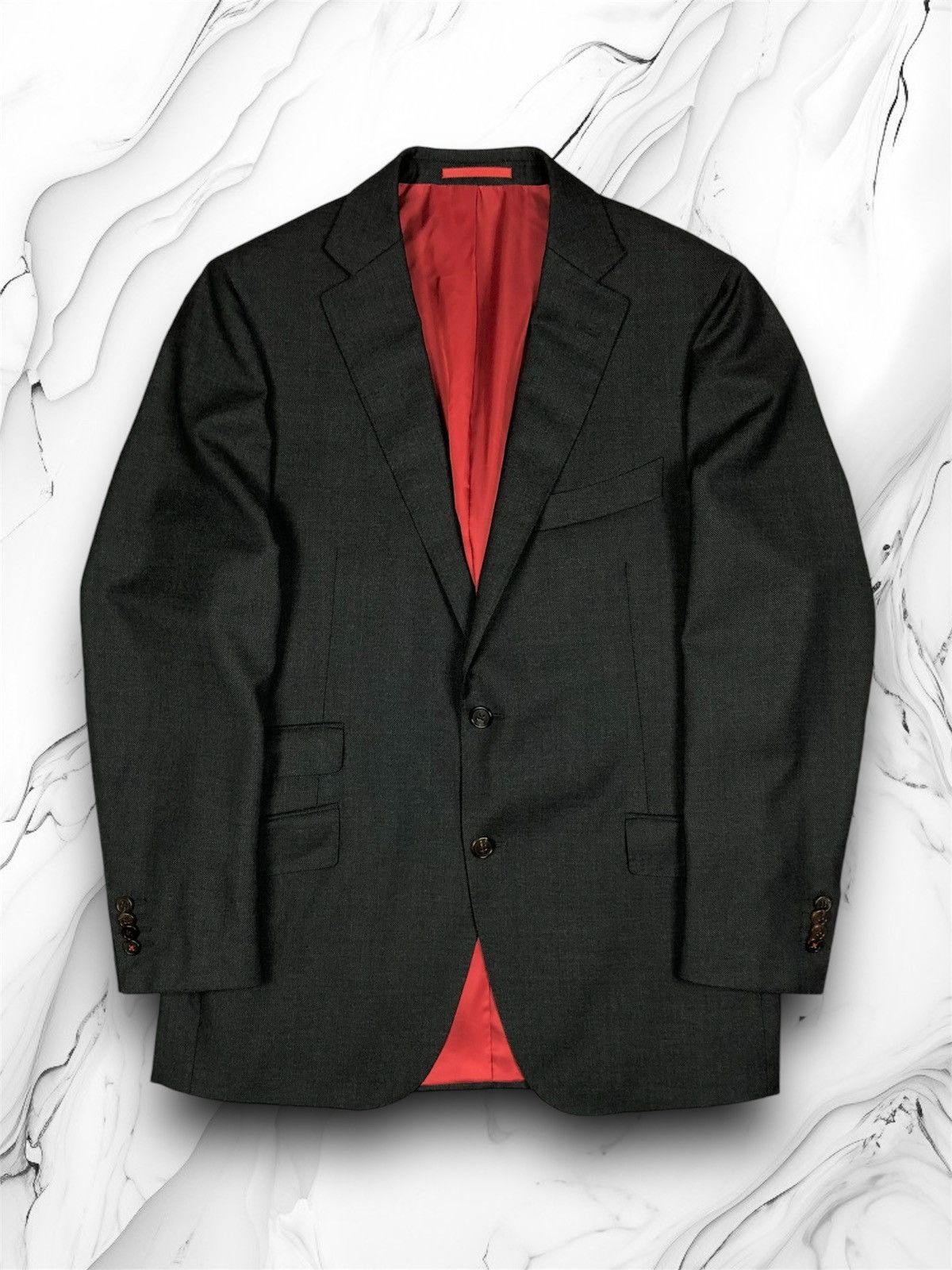 Designer Vintage Suitsupply Vitale Barberis Italy Pure Wool Blazer og Size 42R - 1 Thumbnail