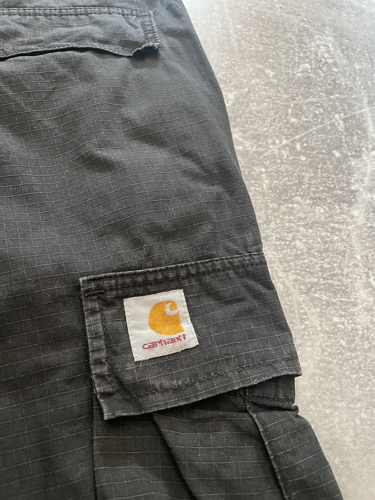 Carhartt Vintage Carhartt Black Cargo Black Pants 31/34 Size US 34 / EU 50 - 11 Thumbnail