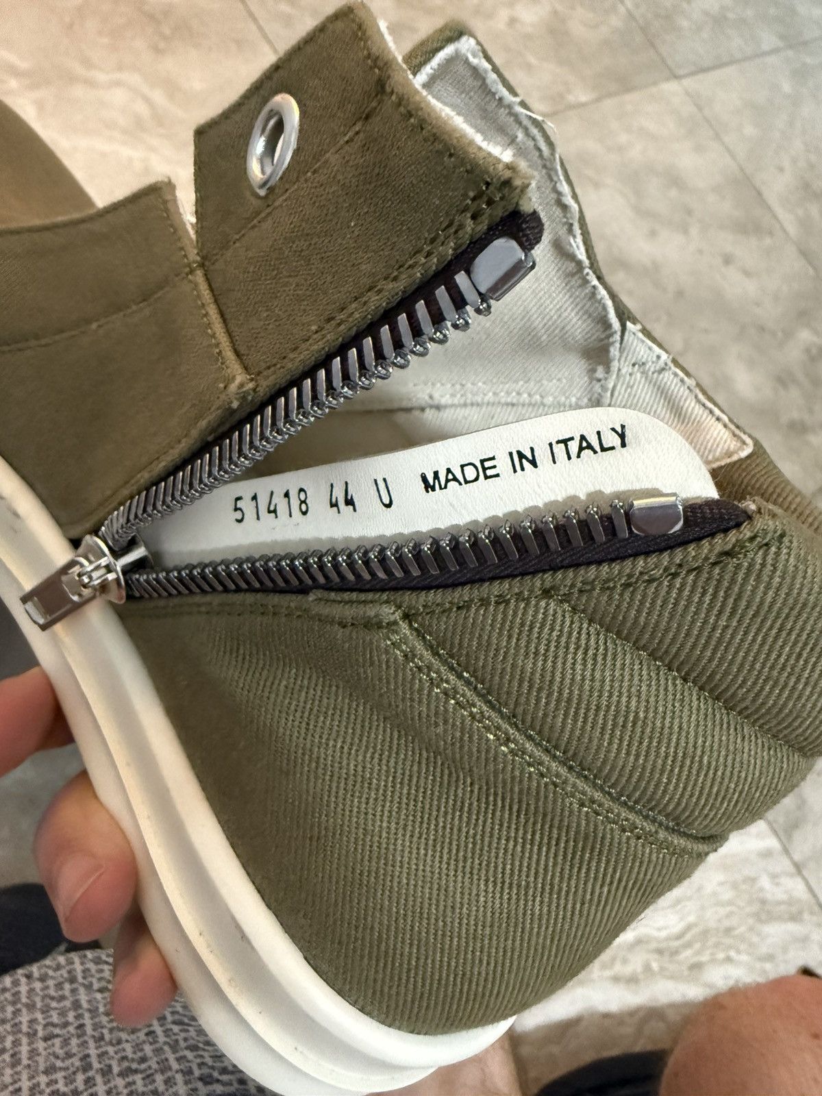 Rick Owens Island Dunk Rick Owen’s Mid Top Size US 11 / EU 44 - 5 Thumbnail