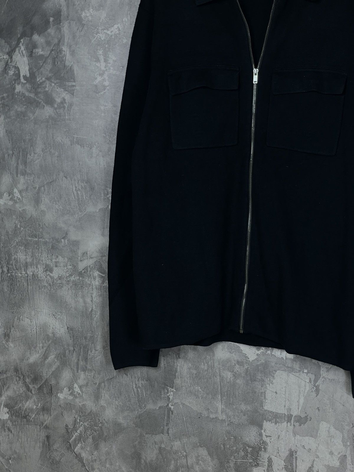 Nicole Farhi Nicole Farhi 100% Pure Mrino Knitted Zip Long Sleeve Polo Size US M / EU 48-50 / 2 - 5 Thumbnail
