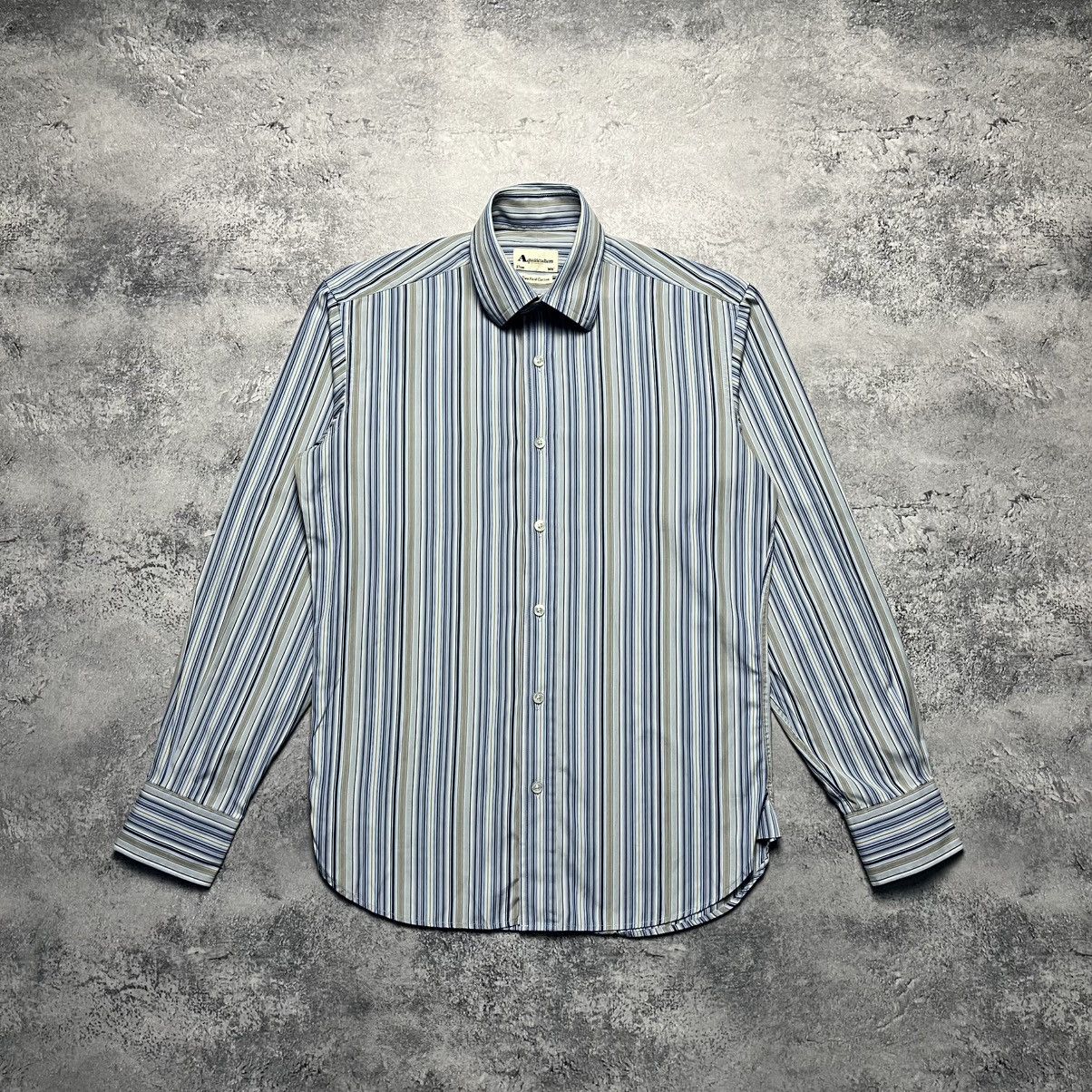 Aquascutum Vintage Aquascutum Striped Shirt Long Sleeve Button Up Size US L / EU 52-54 / 3 - 1 Thumbnail
