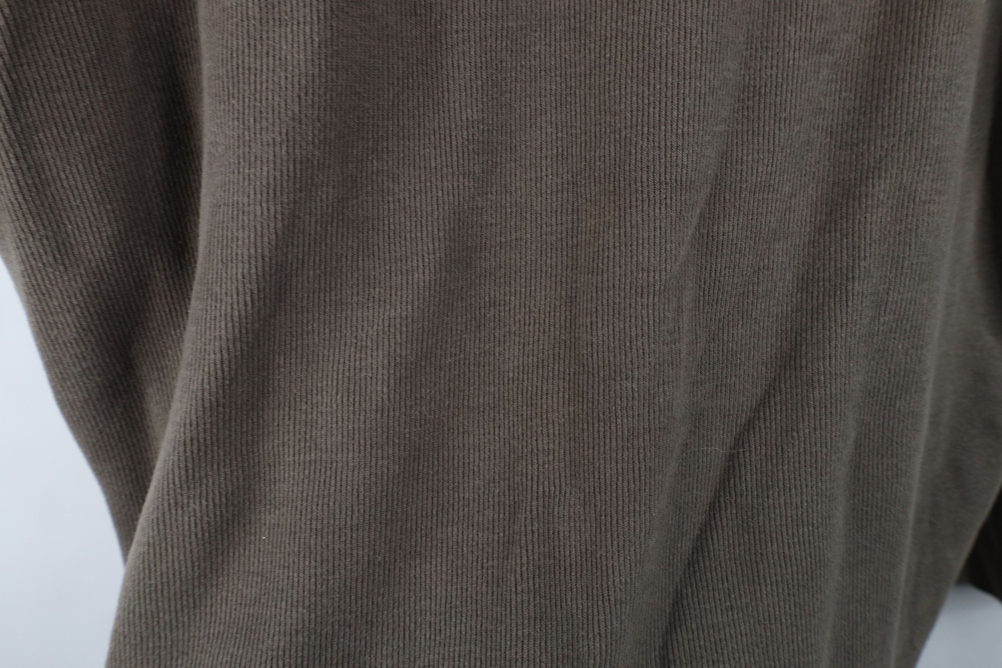 Vintage Vintage 90s Streetwear Block Ribbed Knit Long Sleeve T-Shirt Size US XXL / EU 58 / 5 - 9 Thumbnail