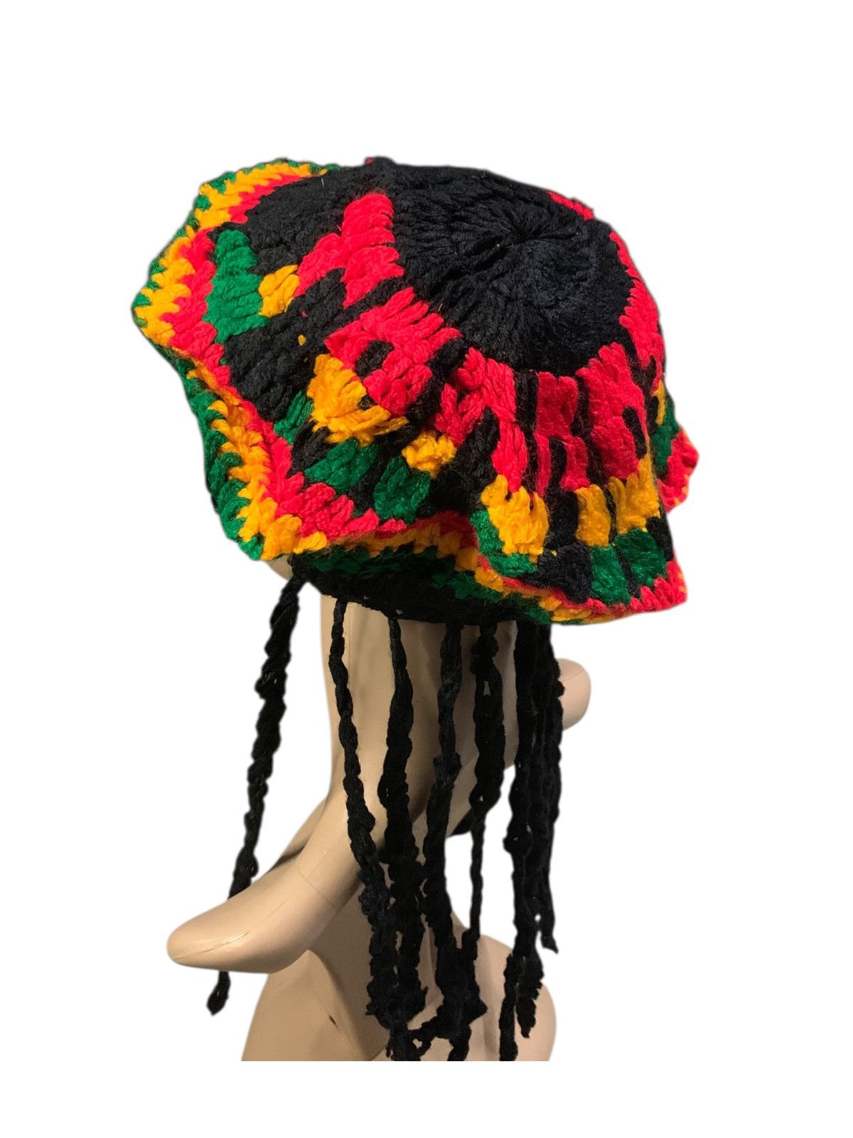 Bob Marley × Japanese Brand × Vintage Hand Made Crochet Knitted Like Bob Marley Style Size ONE SIZE - 8 Thumbnail