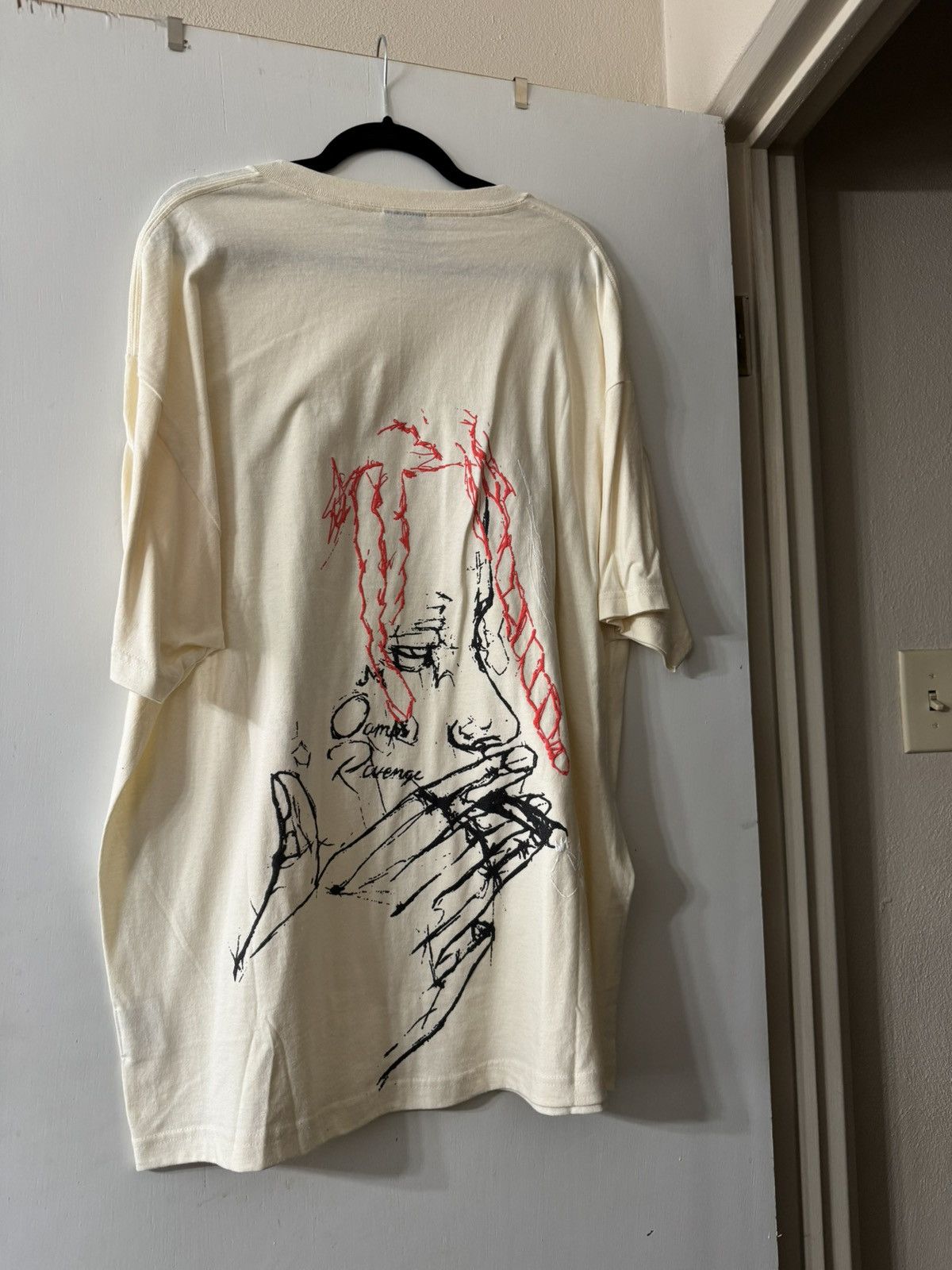 Revenge Revenge Trippie Redd Cream Graphic T-Shirt. Size US XXL / EU 58 / 5 - 4 Thumbnail
