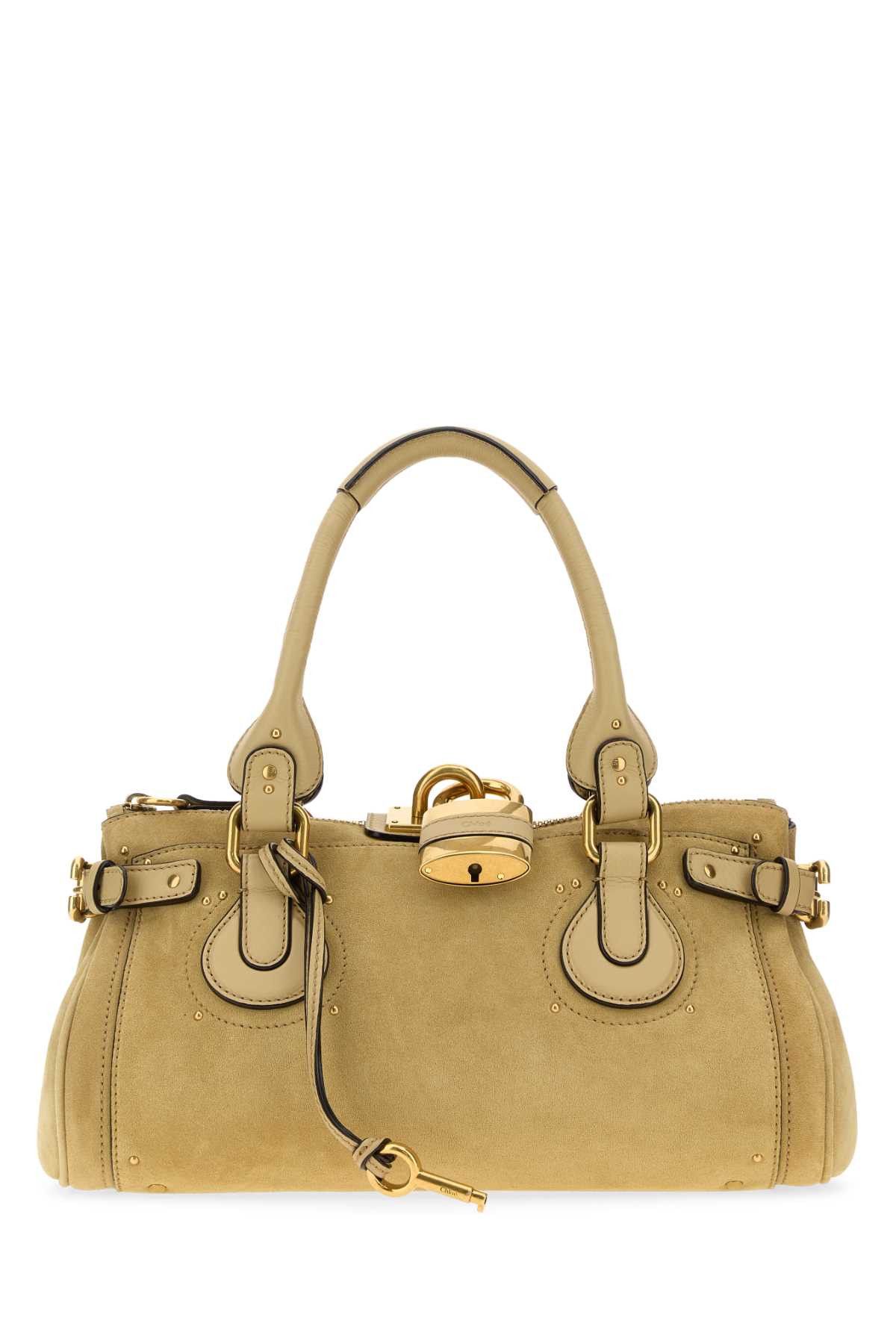 Chloe Mustard Suede Paddington Shopping Bag Size ONE SIZE - 1 Thumbnail