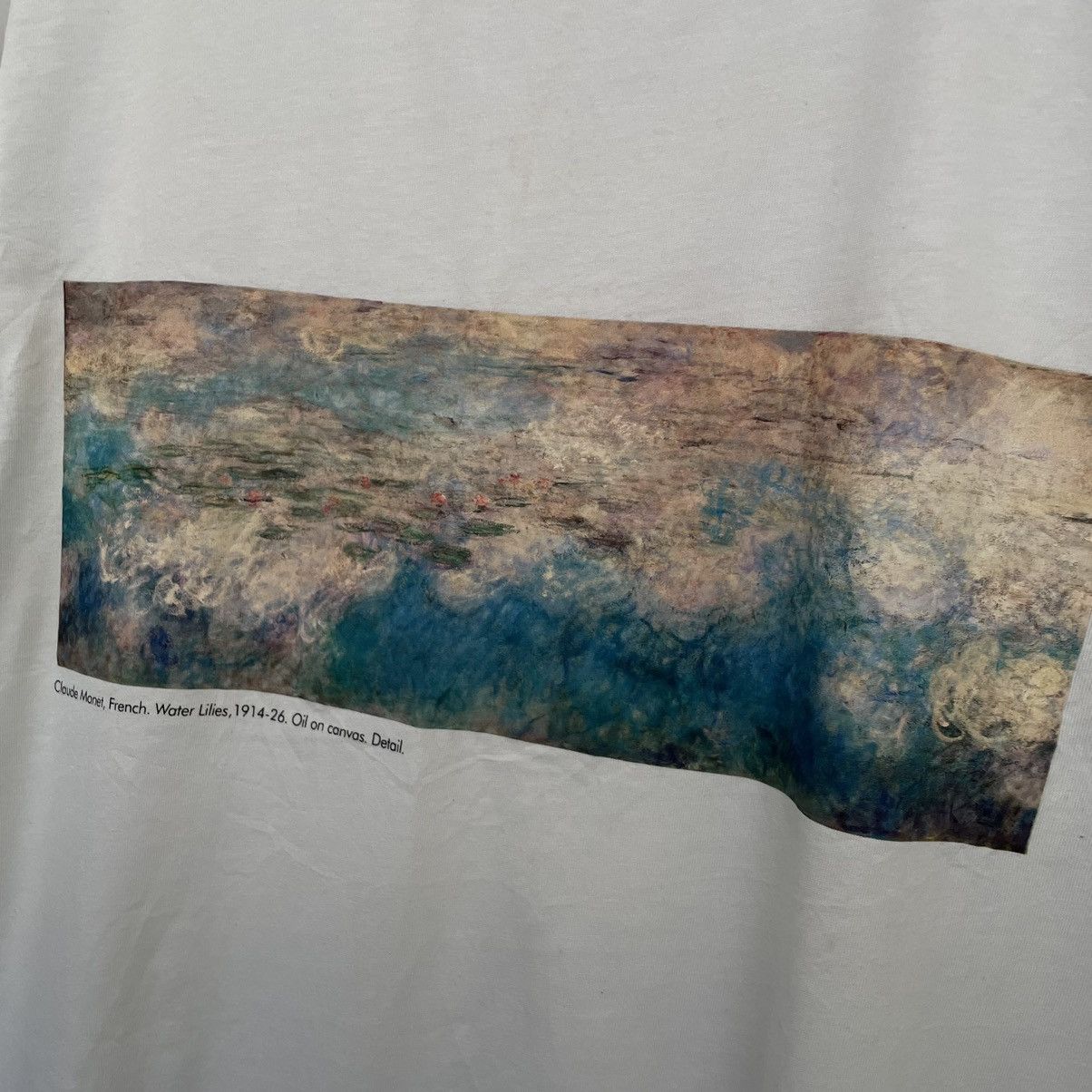 Japanese Brand × Vintage Claude Monet Artwork Painting Water Lilies T Shirt Size US L / EU 52-54 / 3 - 2 Thumbnail