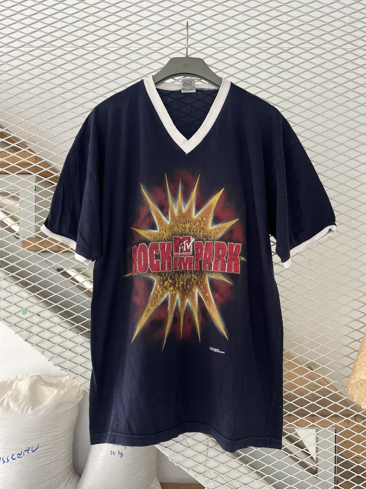 Vintage Vintage MTV Rock I’m Park ( Ringer Shirt )1998’s Tour tees Size US XL / EU 56 / 4 - 2 Thumbnail