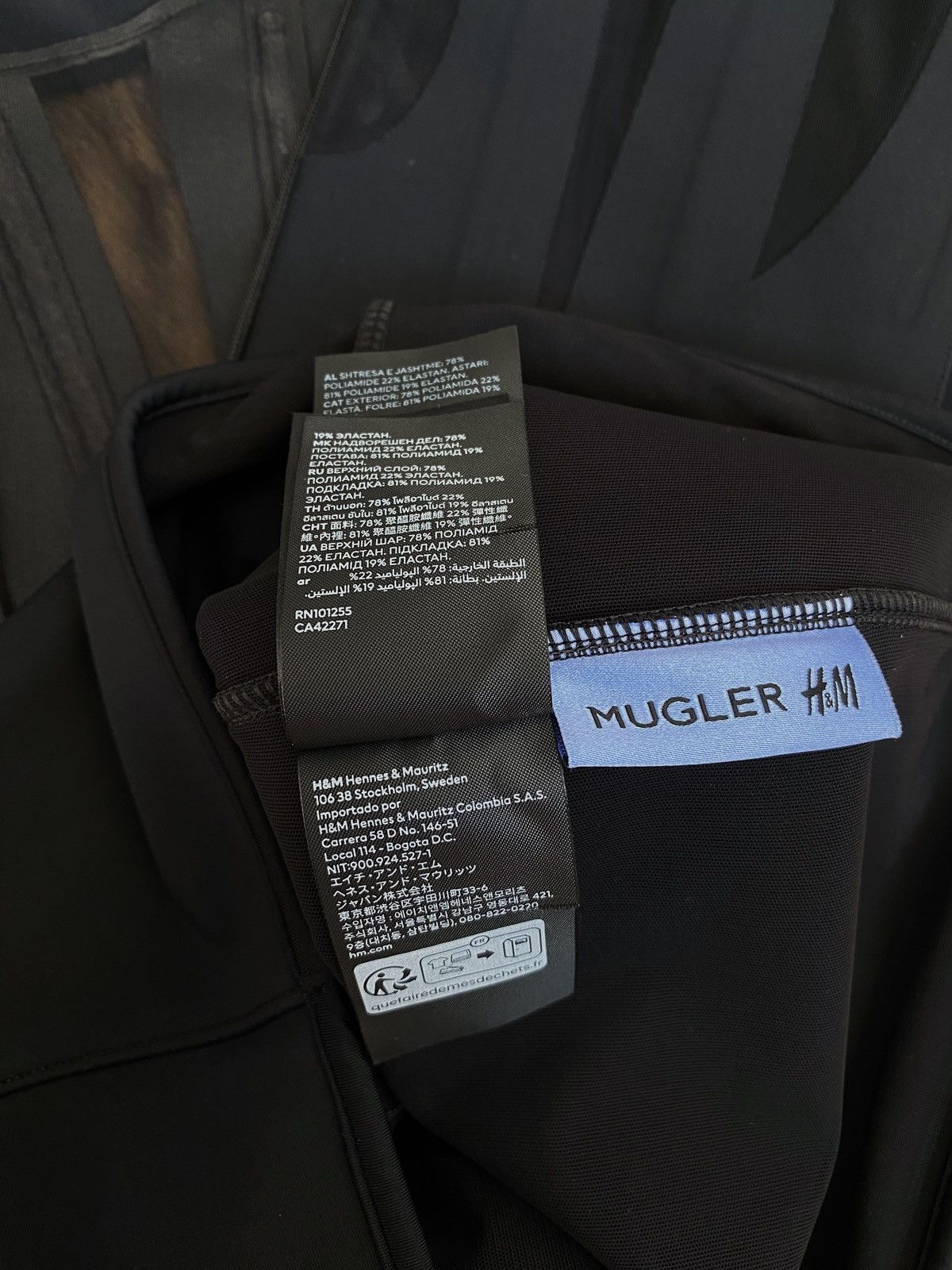 H&M Mugler x H&M Corset-style Mini Dress Size S / US 4 / IT 40 - 23 Thumbnail