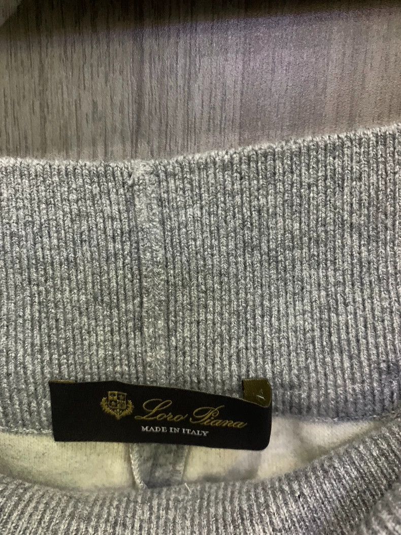 Loro Piana LORO PIANA Classic grey cashmere straight leg trousers Size 26" / US 2 / IT 38 - 5 Thumbnail