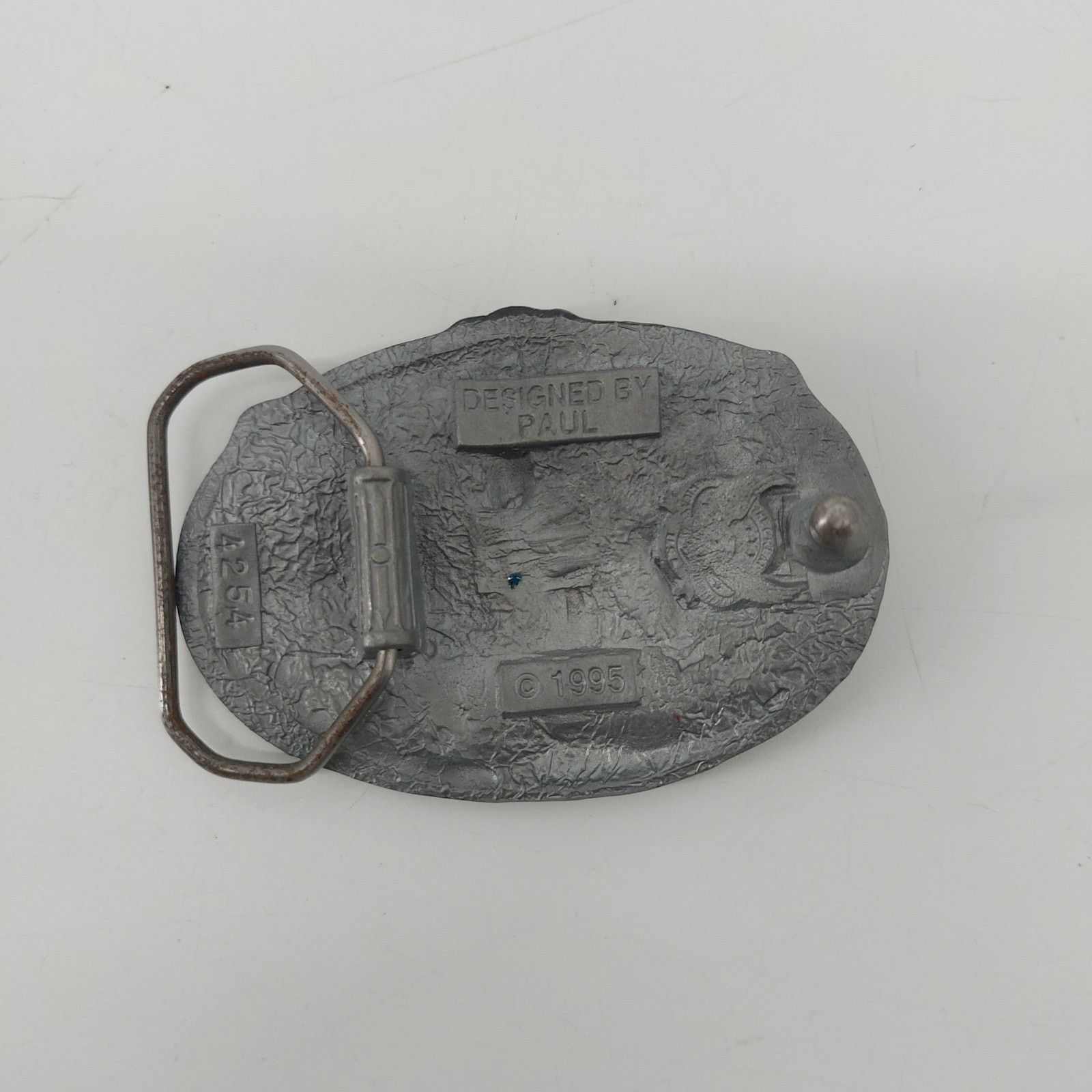 Vintage Great American Buckle Rock'N Roll Belt Buckle 50s Rockabilly Size ONE SIZE - 2 Thumbnail